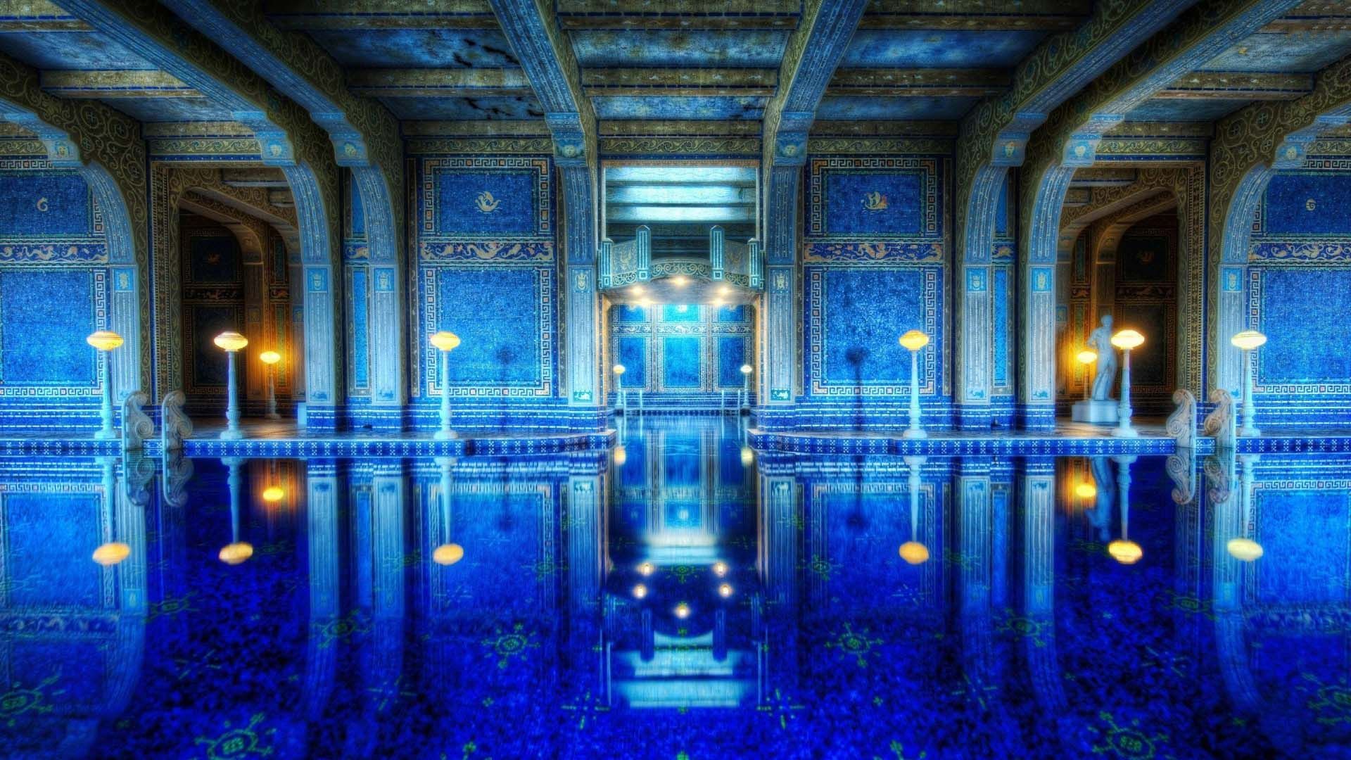 Beautiful Blue Mosque Interior - [1920x1080]