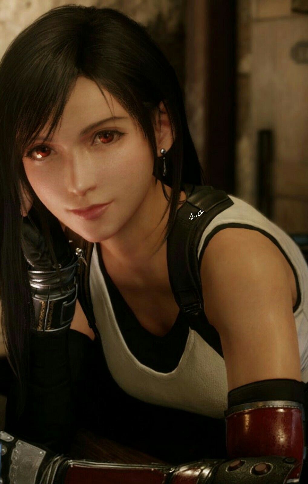 Download wallpaper 750x1334 game character final fantasy tifa lockhart  iphone 7 iphone 8 750x1334 hd background 28480