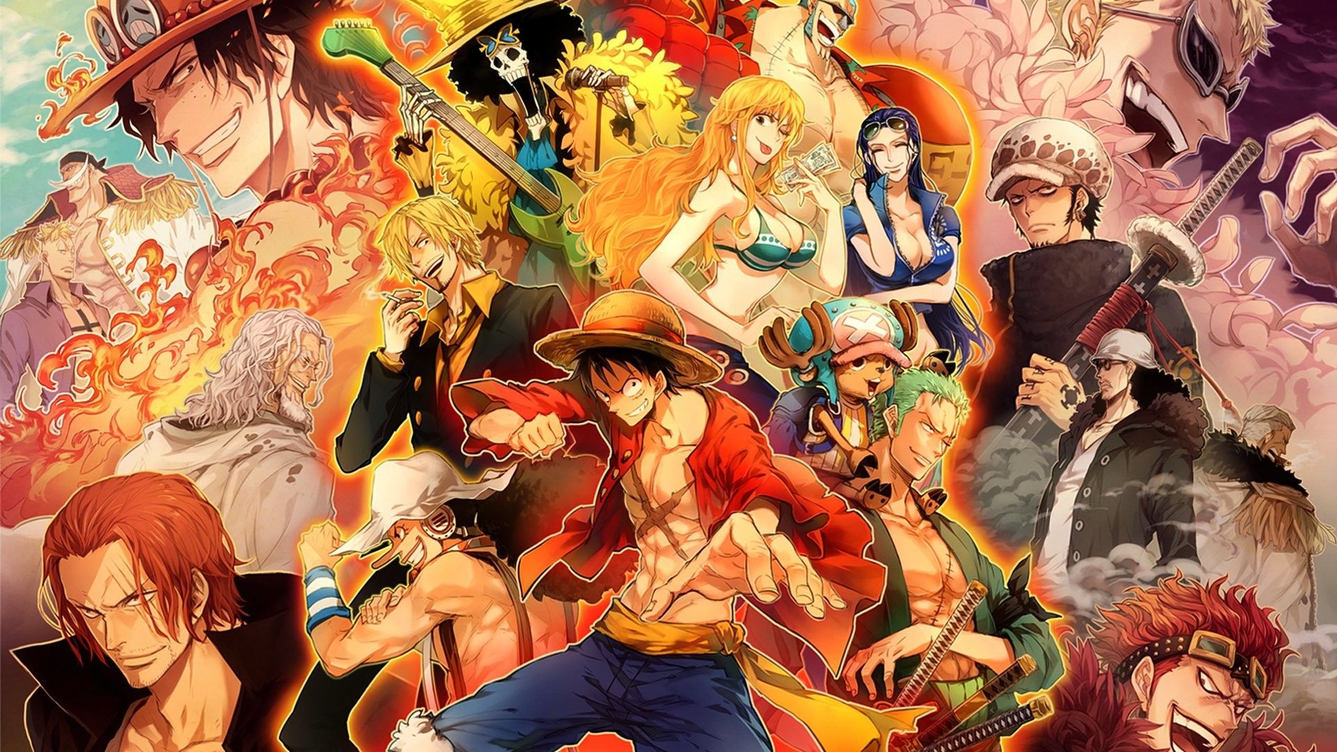 Anime One Piece 4k Ultra HD Wallpaper by Heikeshi