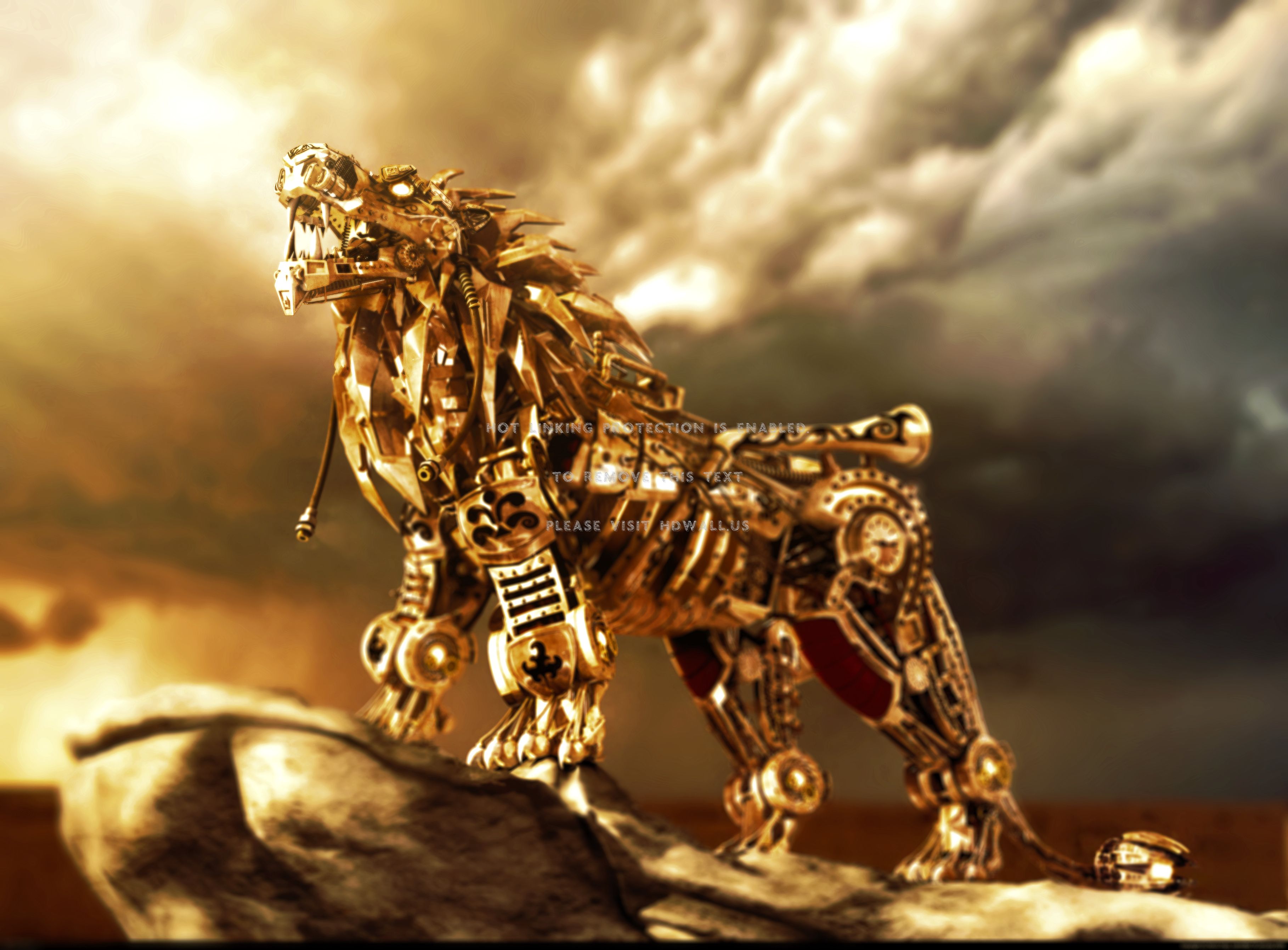 Lion Robot Wallpaper & Background Download