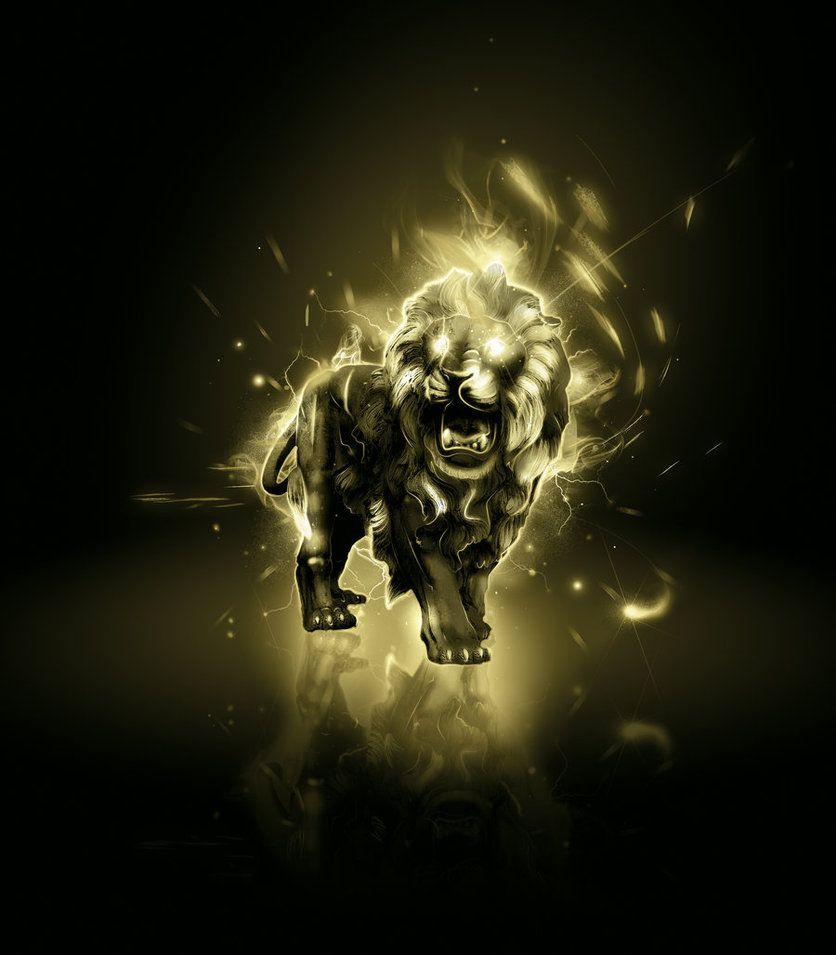 Golden Lion Wallpaper HD