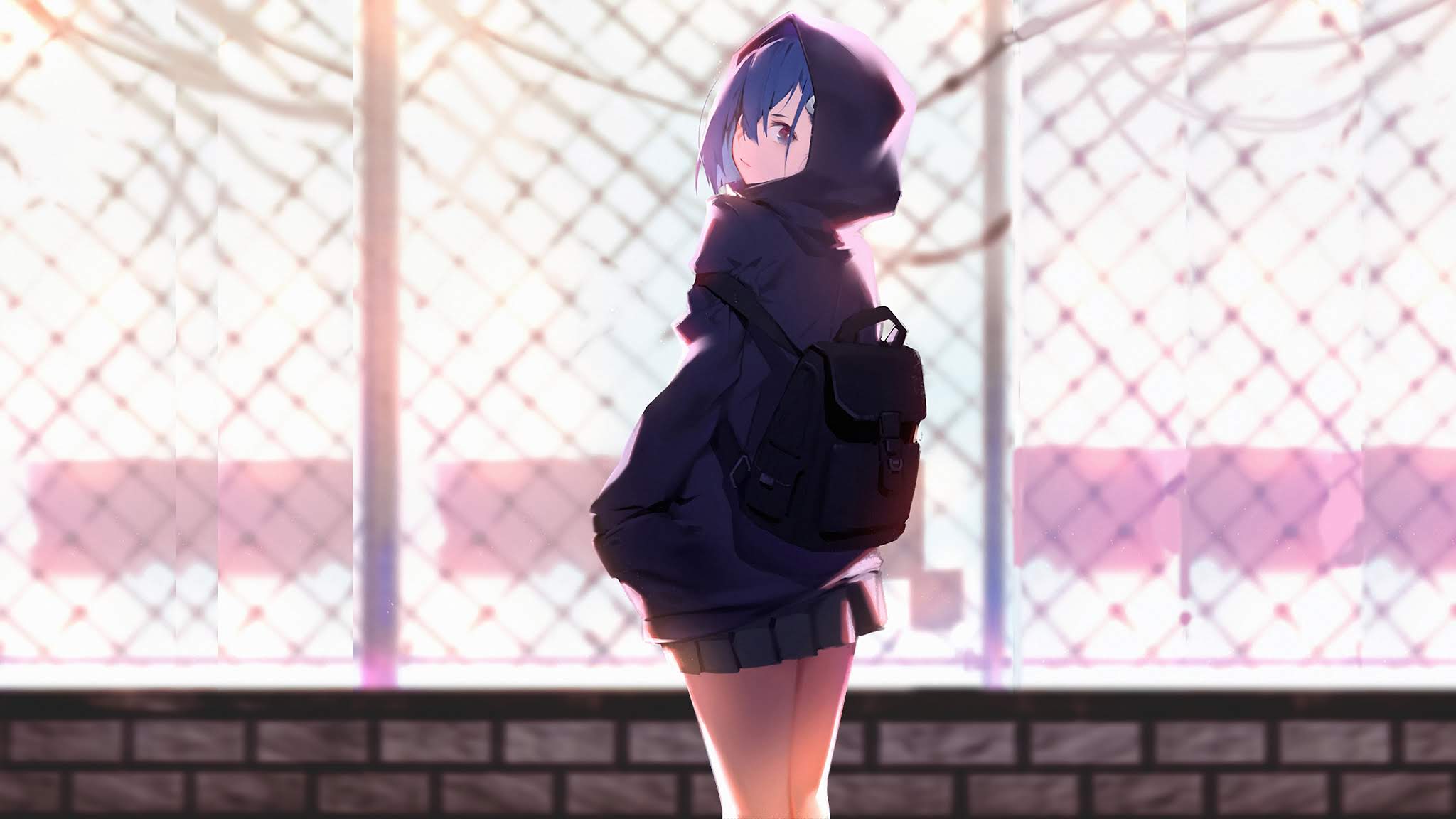 Anime Girls With Hoodies Wallpapers - Wallpaper Cave