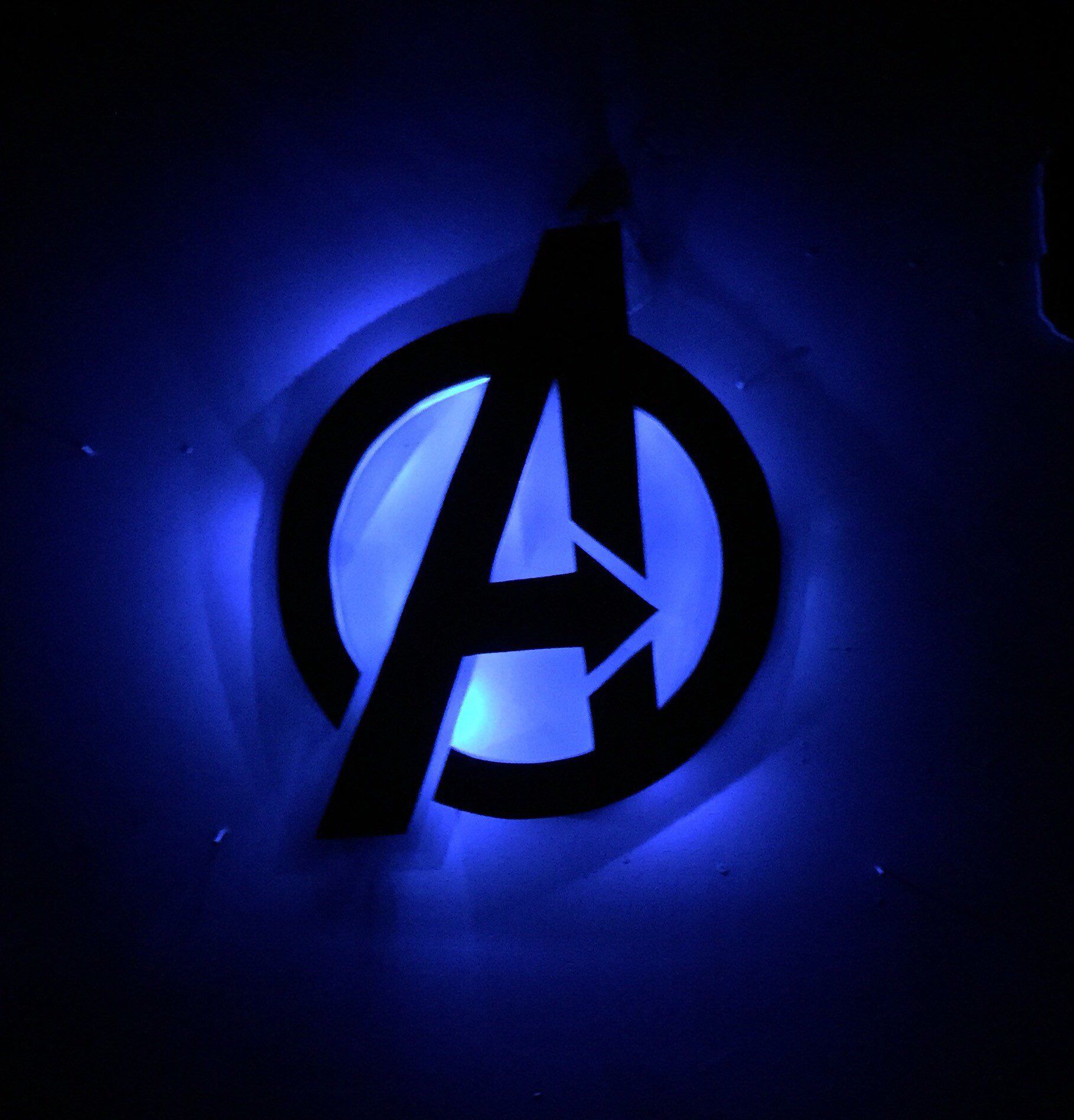 Avengers Illuminated Symbol Sign By NameAboveNames On Etsy Listing 538072248 Avengers. Avengers Wallpaper, Avengers Symbols, Avengers Fan Art
