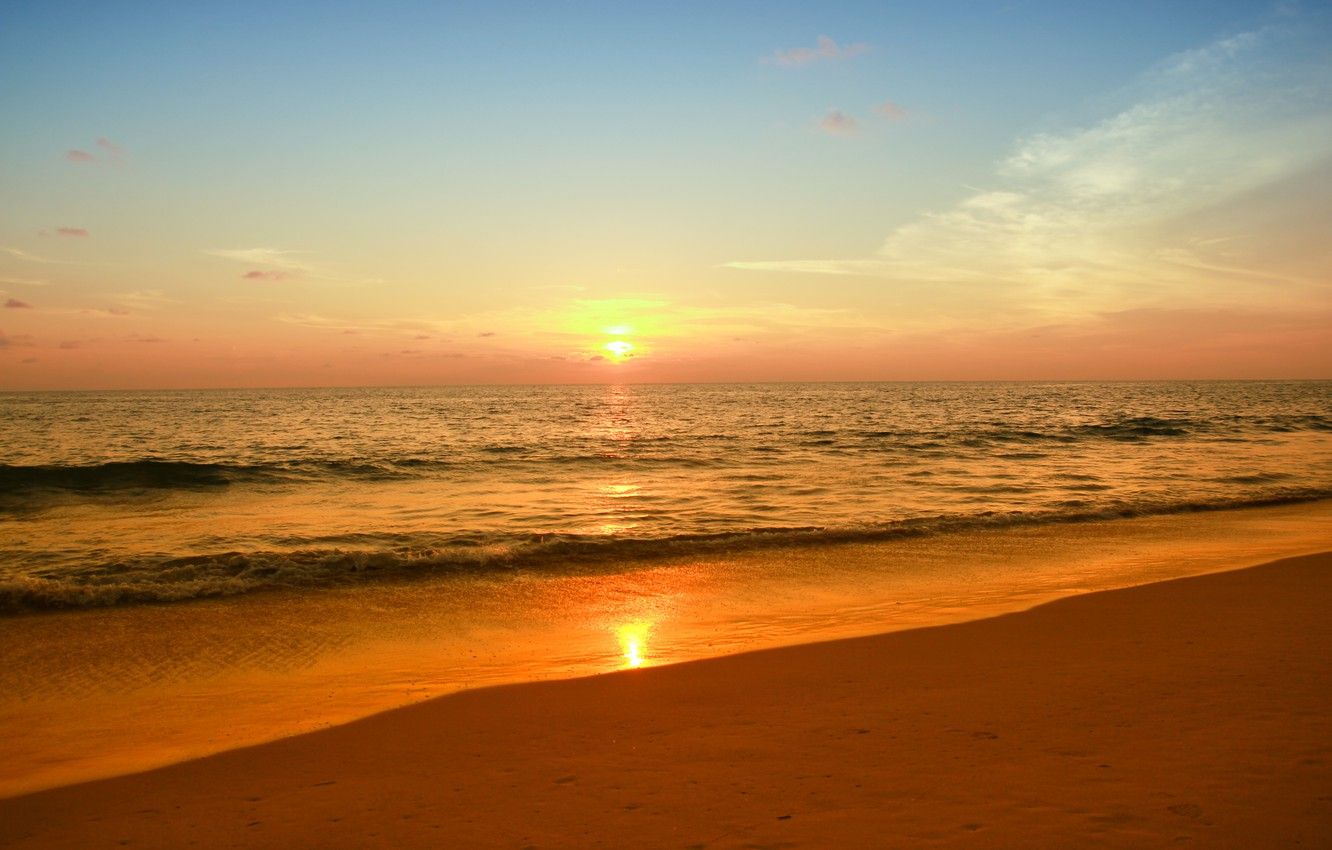 Summer Beach Wallpaper Sunset Picture