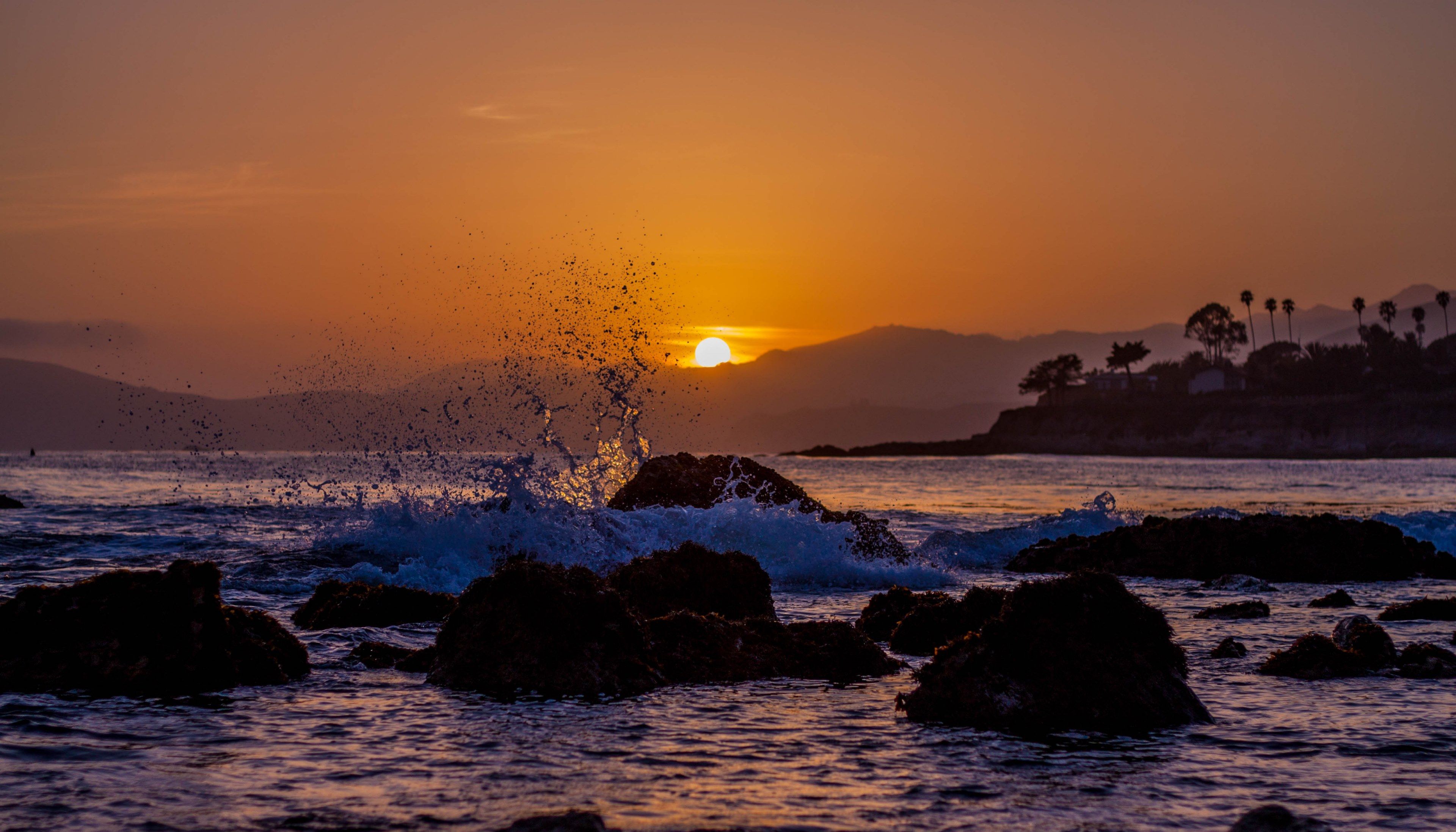 Beach Sand Sea Sunset Horizon HD Wallpapers - Wallpaper Cave