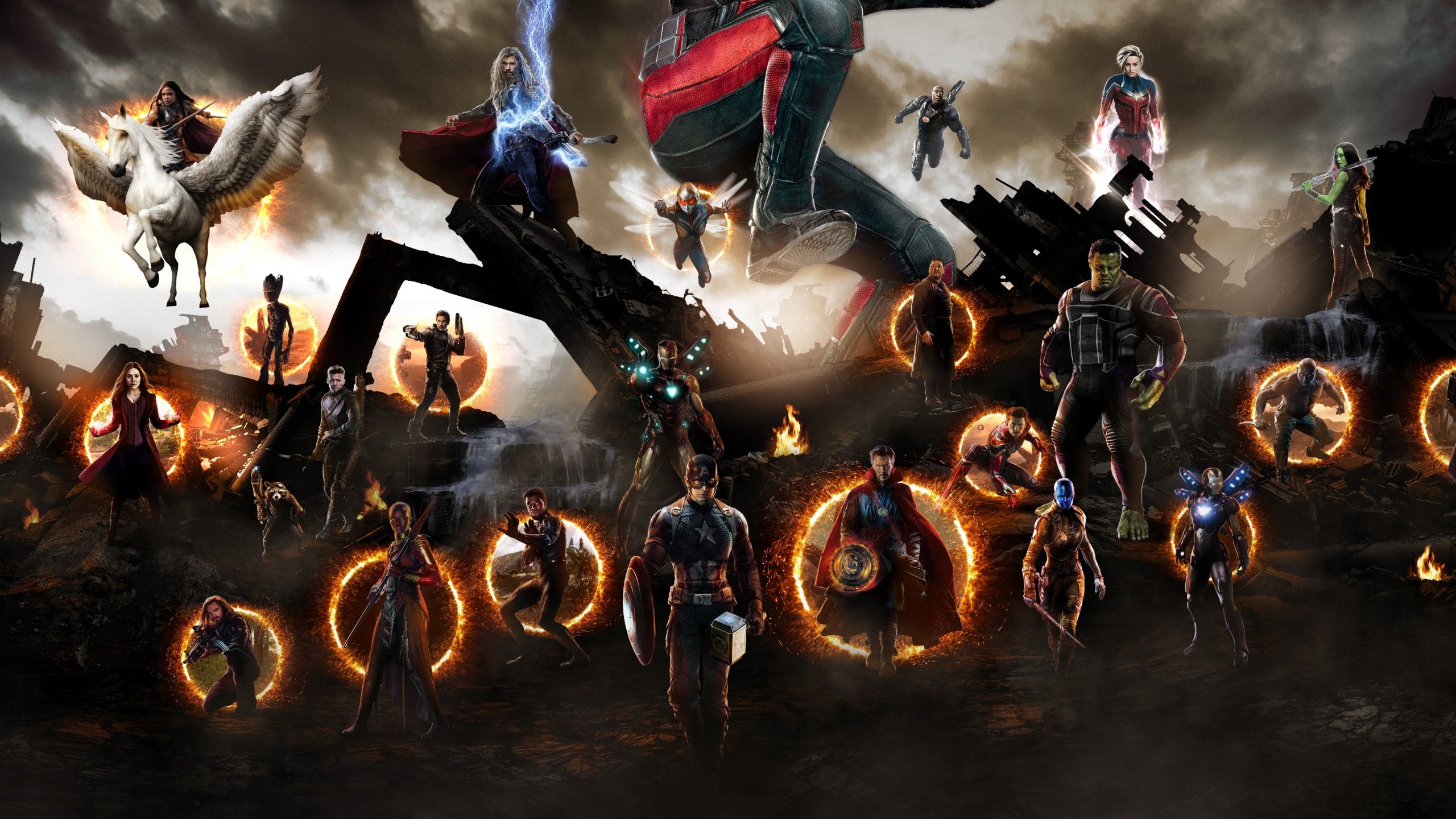 Wallpaper Avengers: Endgame, Final battle, 4K, Movies