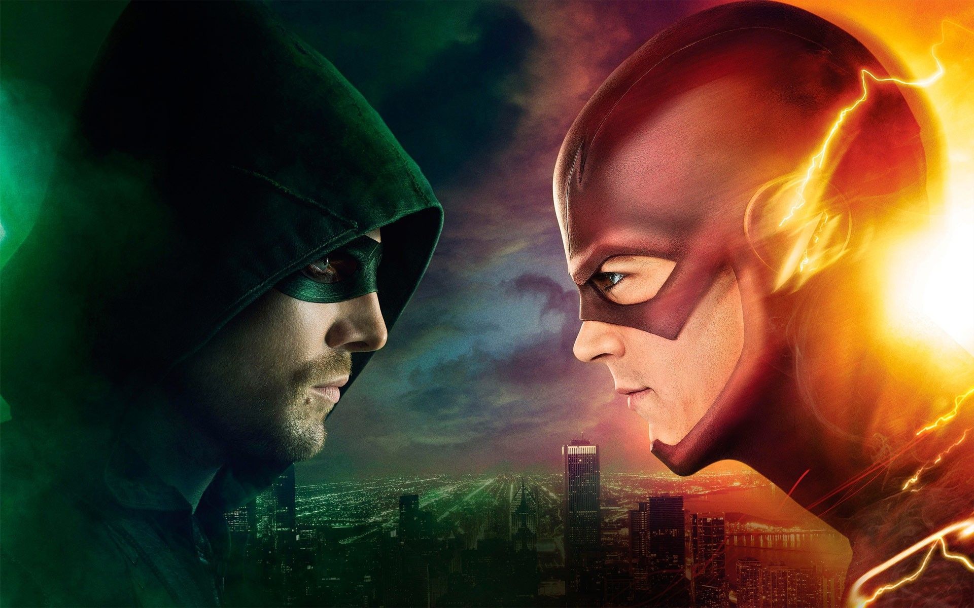 Arrow and Flash Wallpaper