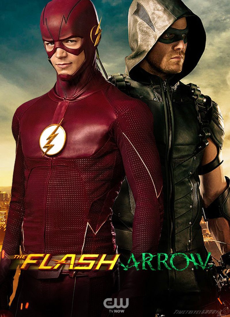 Arrow and Flash Wallpaper