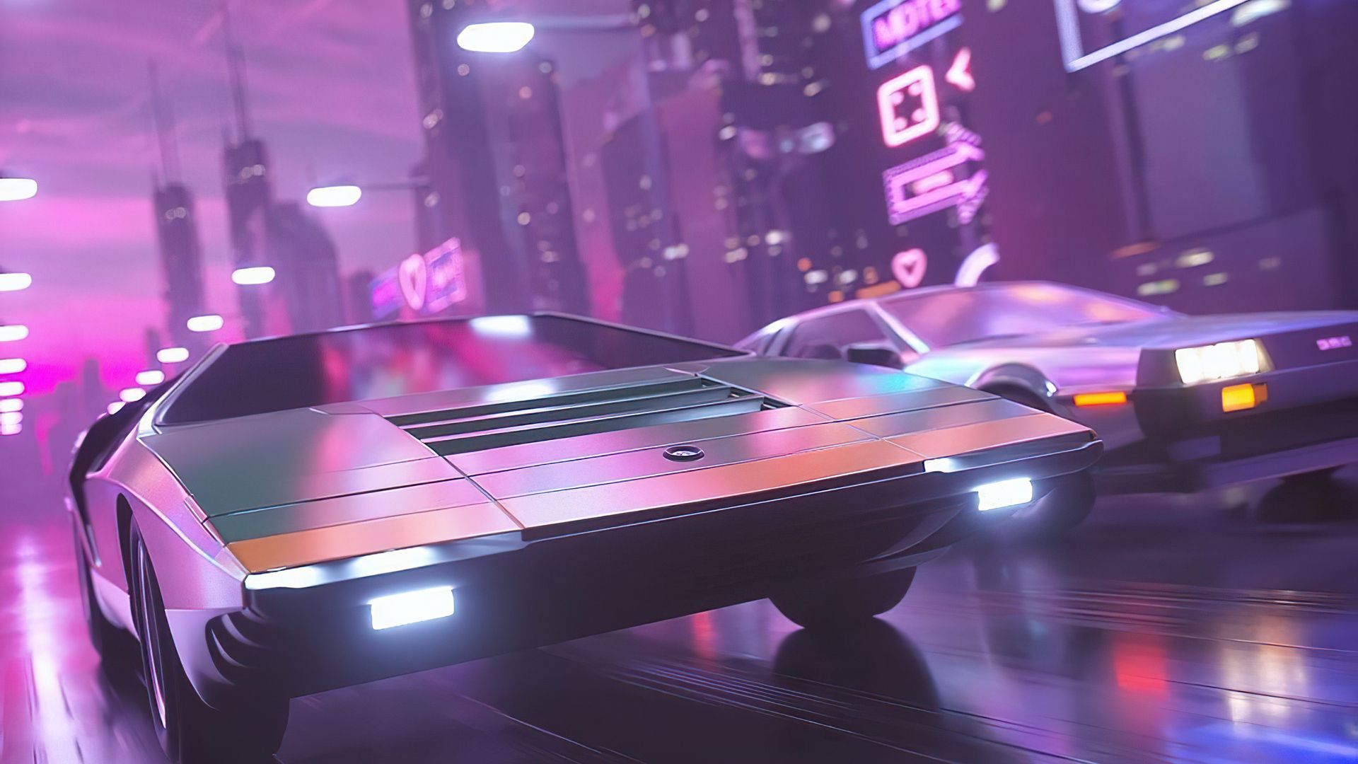 Delorean Retro Viper Car 4k Laptop Full HD 1080P HD 4k