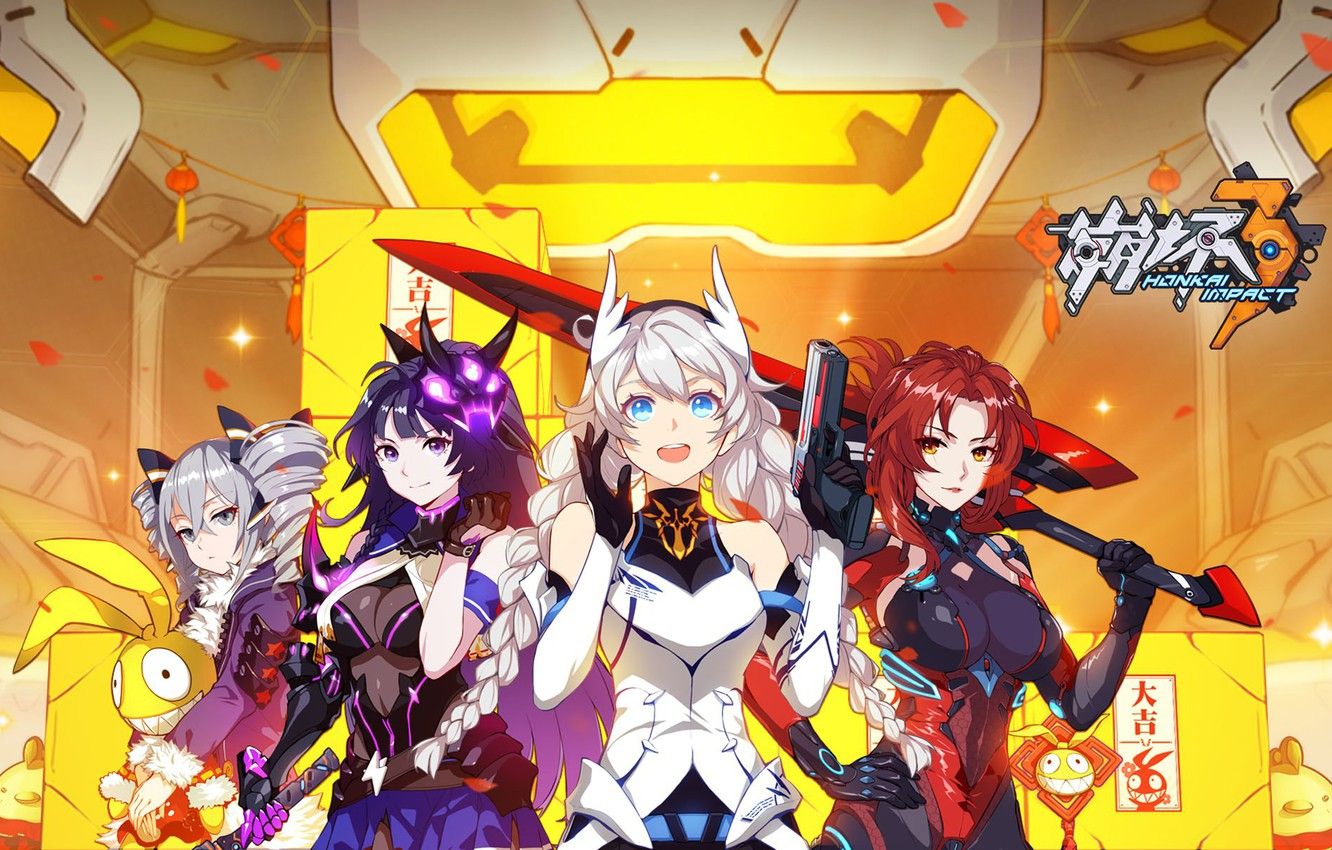 Wallpaper girl, sword, game, anime, pretty, ken, blade, asian, manga, oriental, asiatic, bishojo, seifuku, Honkai Impact 3, Honkai Impact, Benghuai Xueyuan image for desktop, section игры