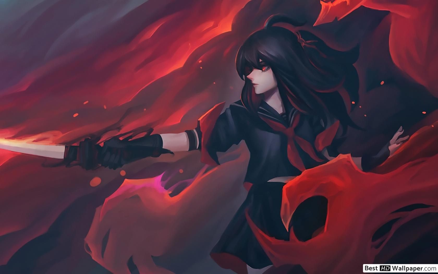 Kill La Kill Matoi Life Fiber Infused Human HD wallpaper