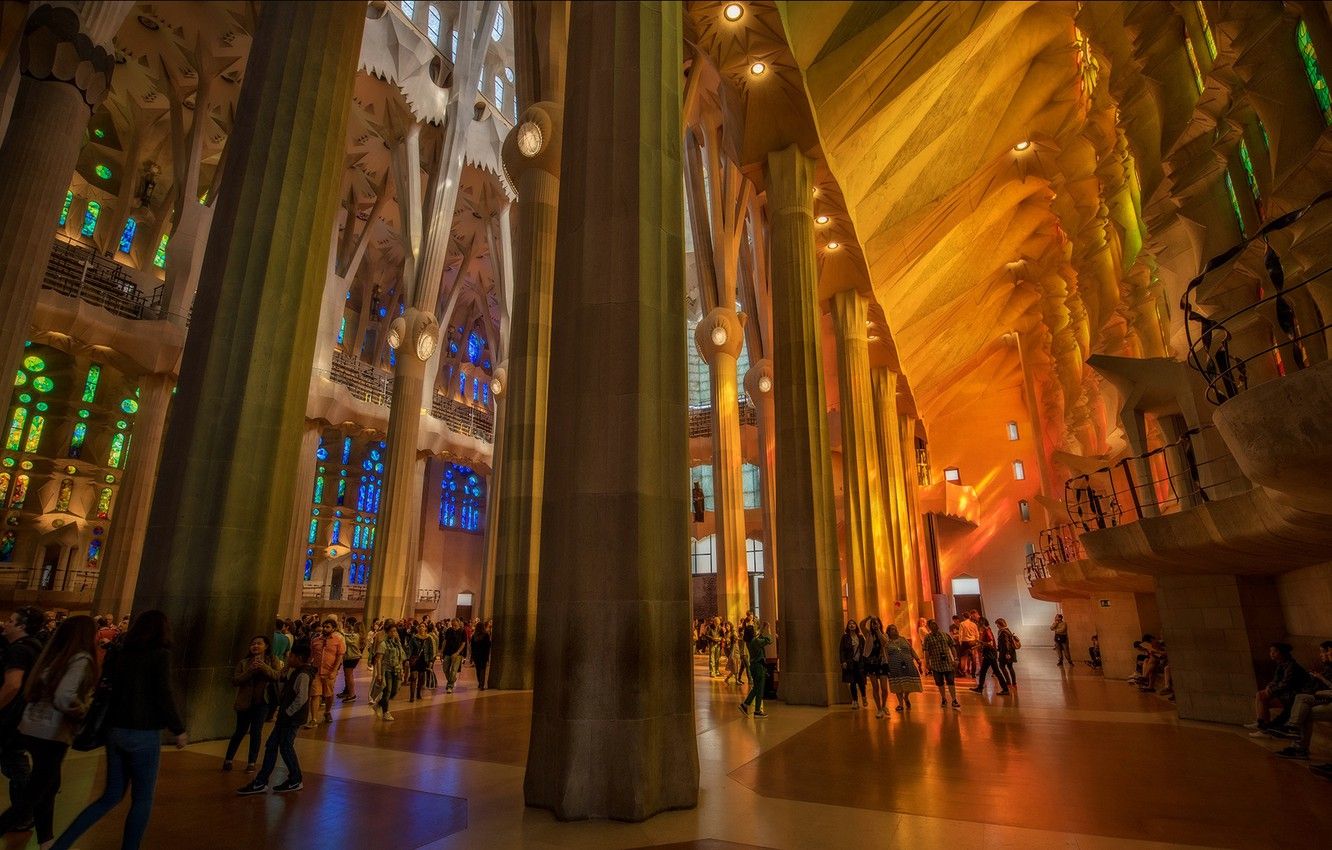 Wallpaper Spain, Barcelona, The Sagrada Familia image for desktop