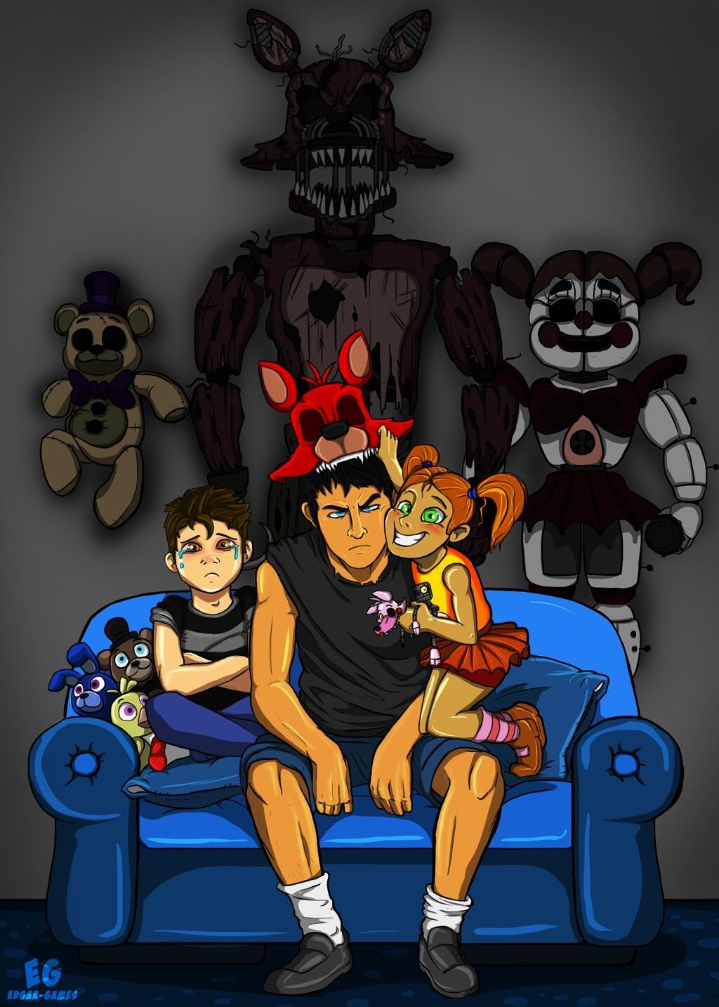 The Afton Kids. Anime fnaf, Fnaf wallpaper, Fnaf characters