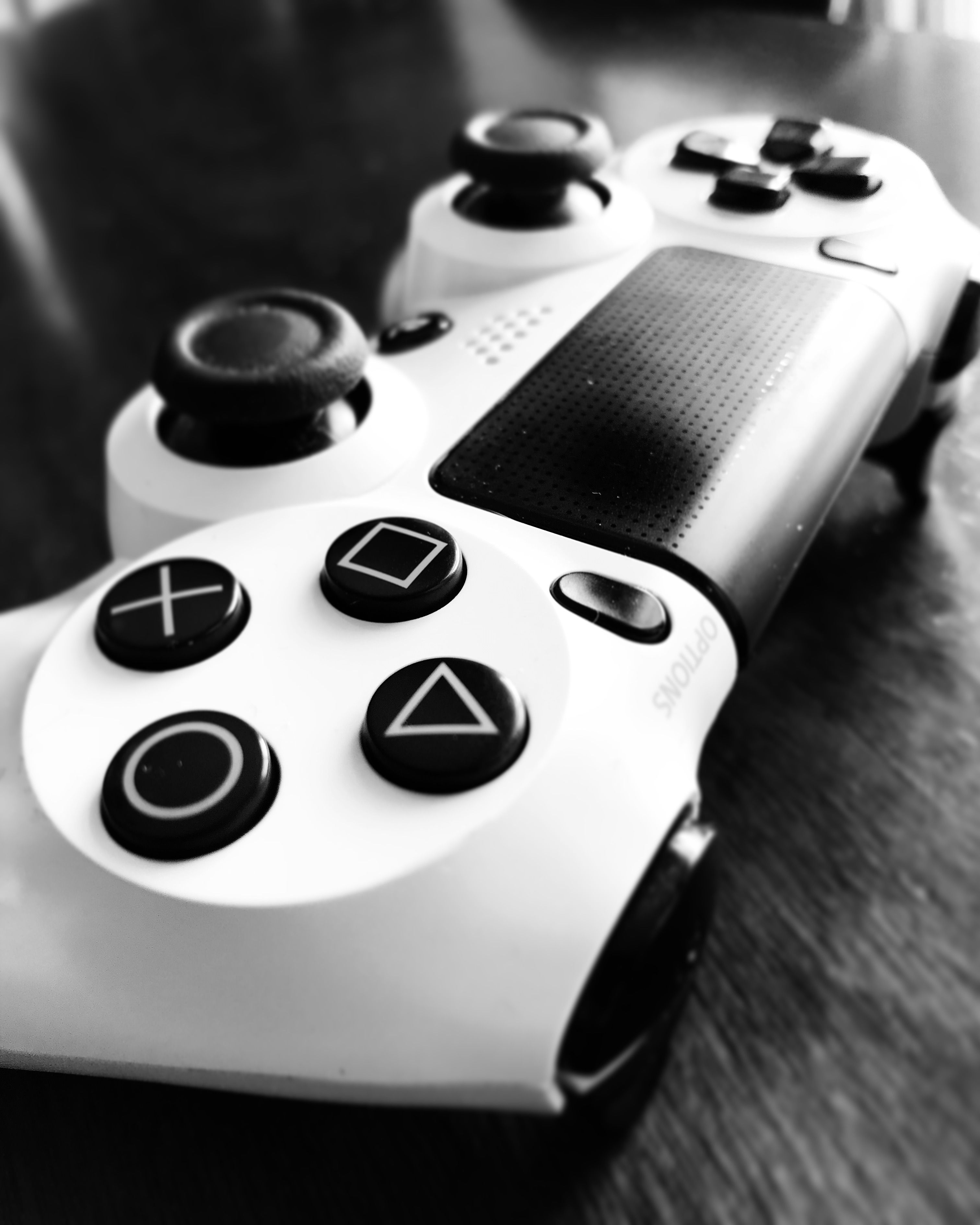 PS4 controller B&W. Papéis de parede de jogos, Papel de parede
