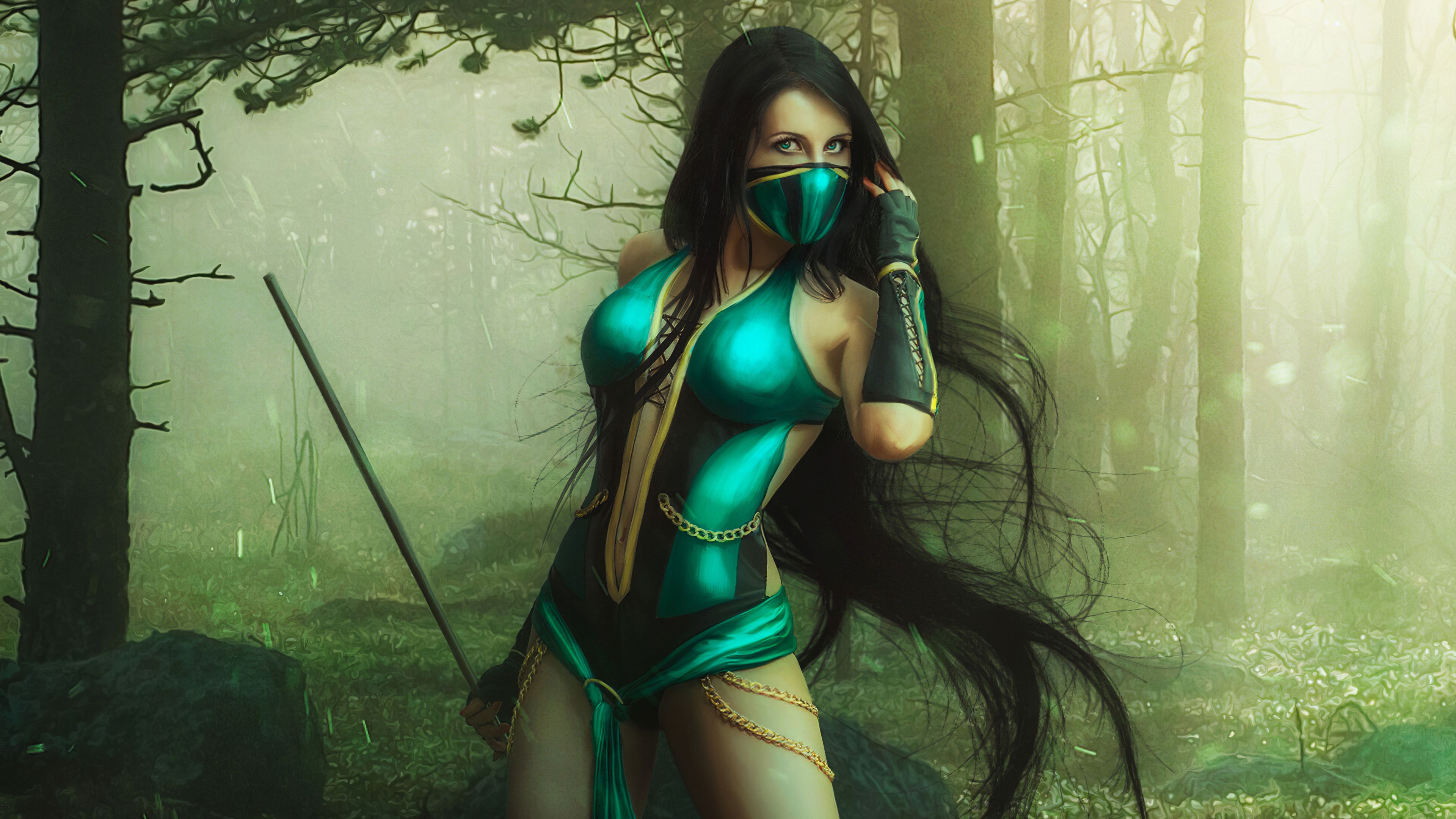 Mortal Kombat Jade Cosplay 4k, HD Games, 4k Wallpaper, Image, Background, Photo and Picture