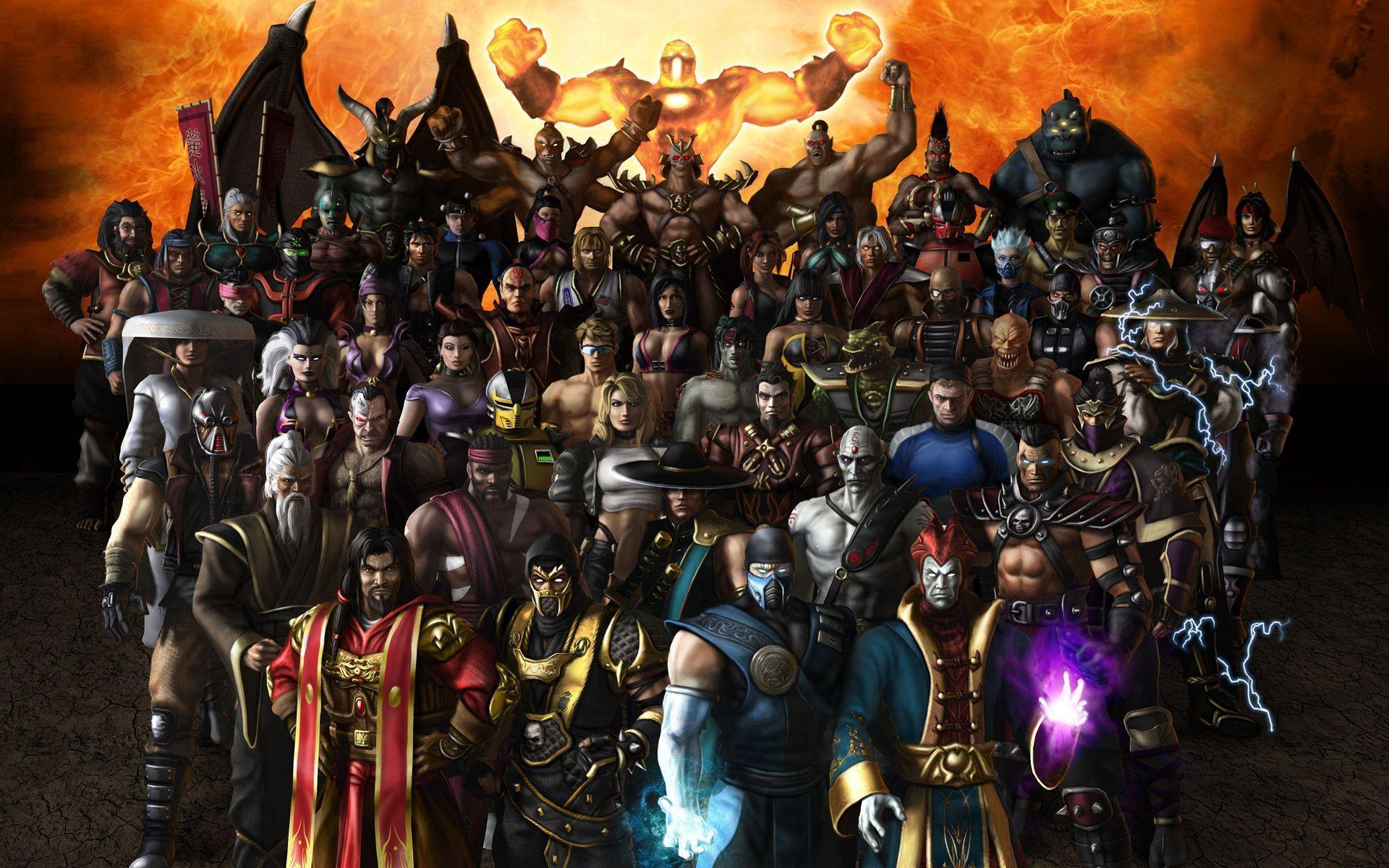 Mortal Kombat Characters Wallpaper Free Mortal Kombat Characters Background