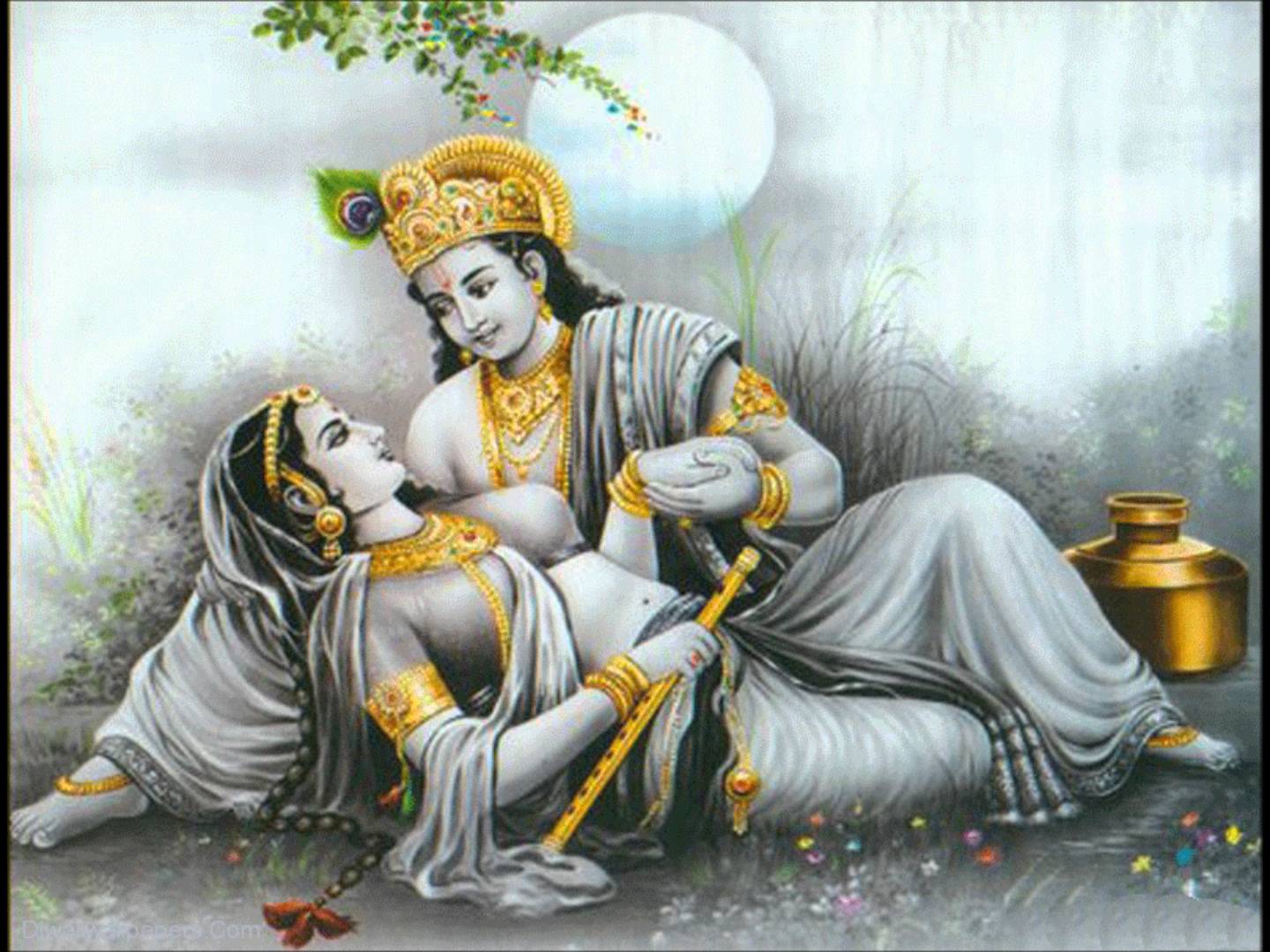Romantic Radha Krishna Wallpaper HD Krishna And Radha