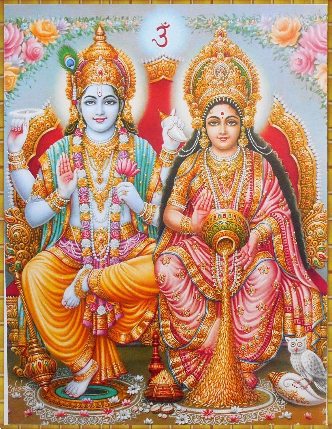 Lakshmi Narayana. Vishnu, Durga goddess, Hindu deities