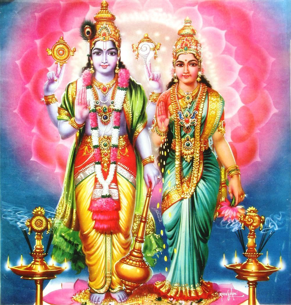 Hinduism Divine Couple Lakshmi Narayan