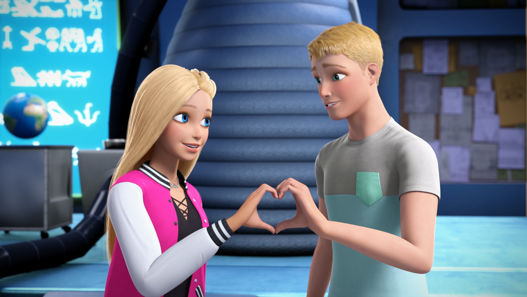 Heart of Barbie and Ken in Barbie Dreamhouse Adventures. Barbie e