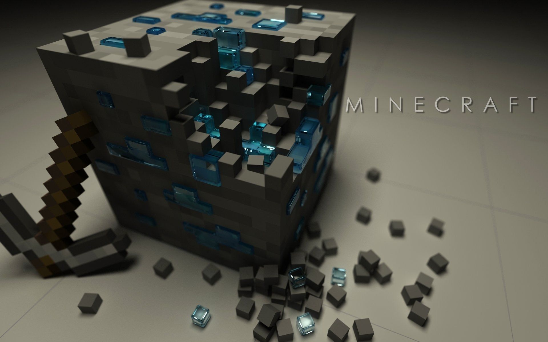 Minecraft diamond wallpaper