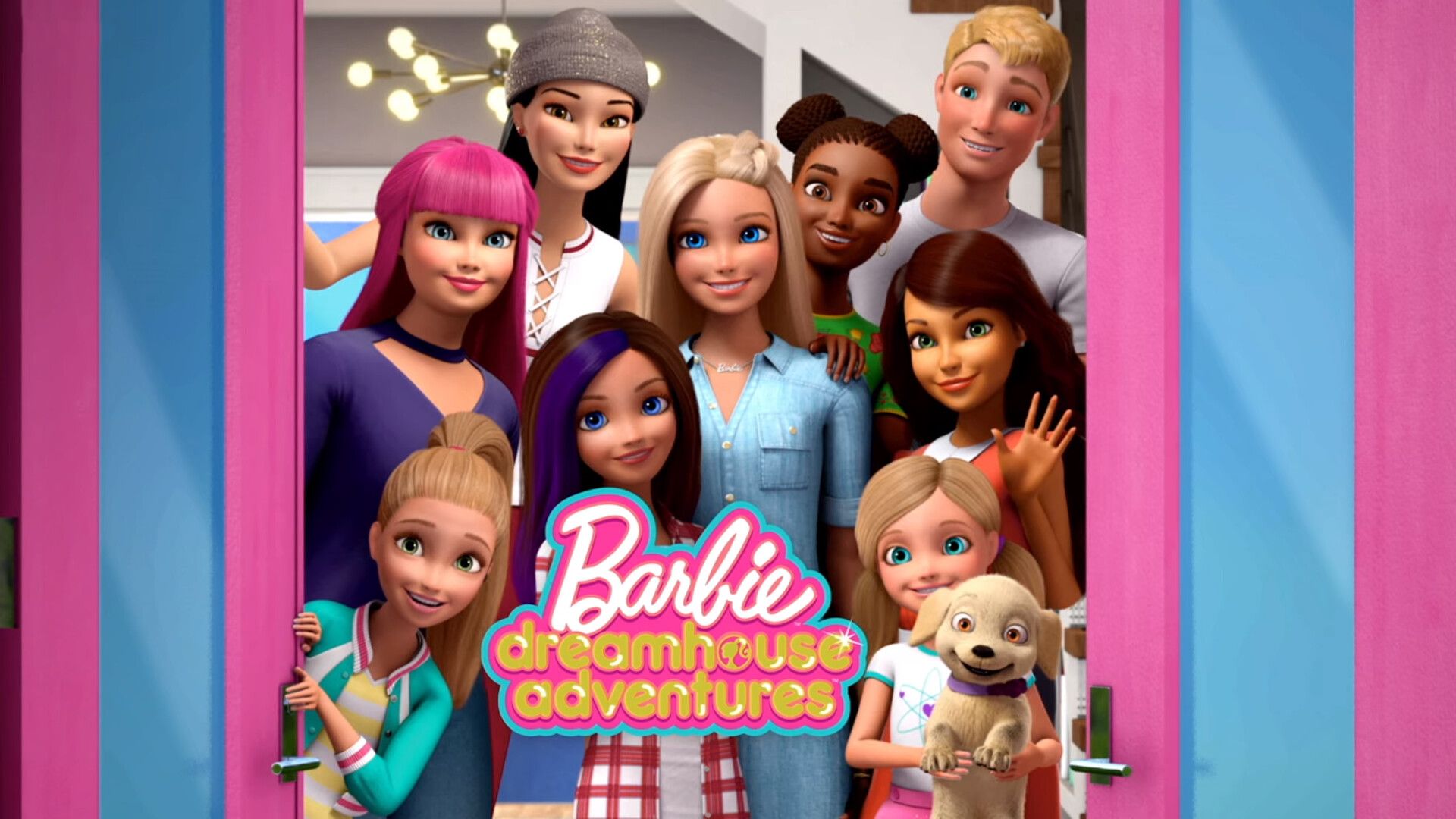 barbie house tv