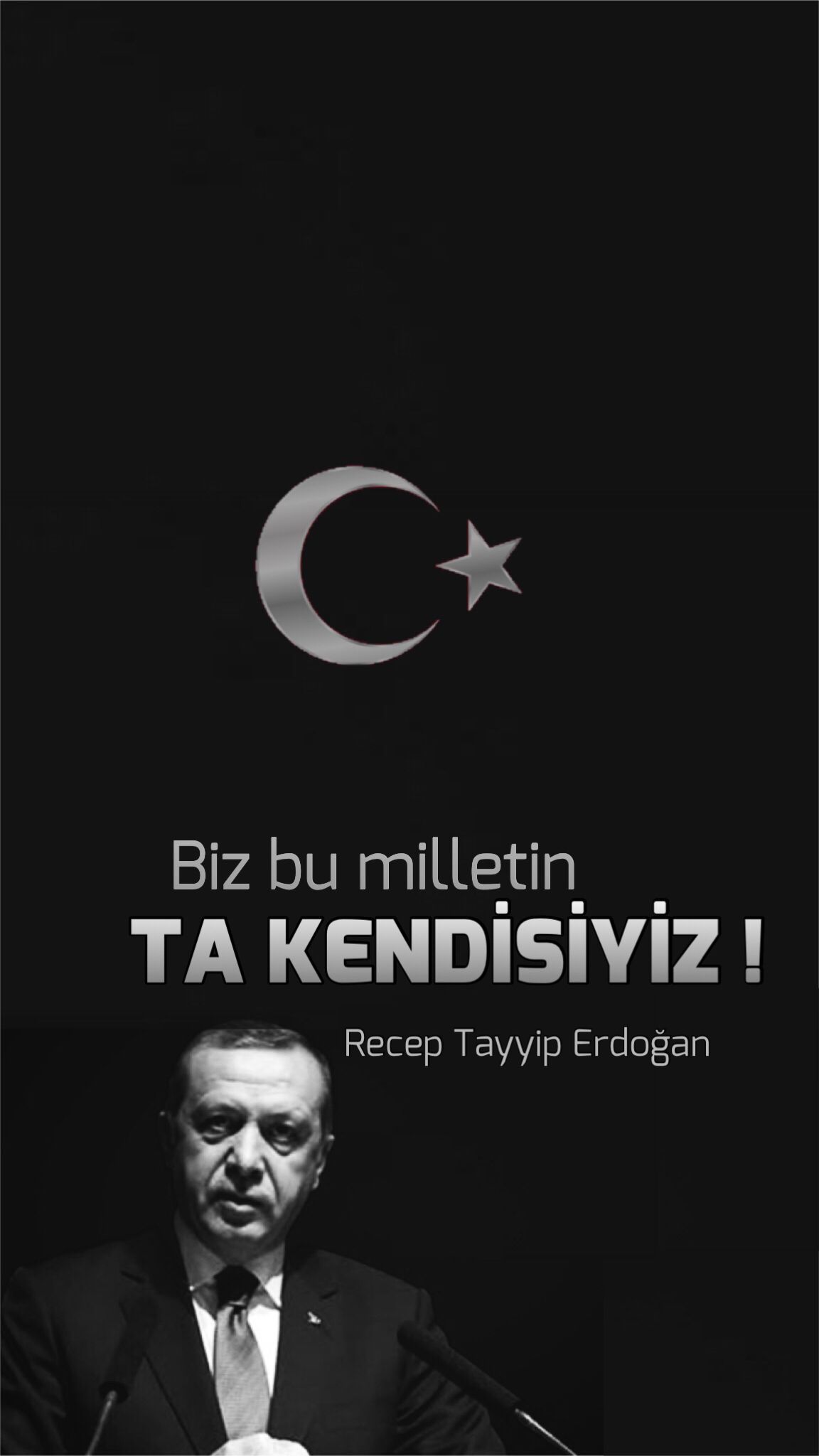 Biz bu milletin ta kendisiyiz. Recep Tayyip Erdoğan. Kitap