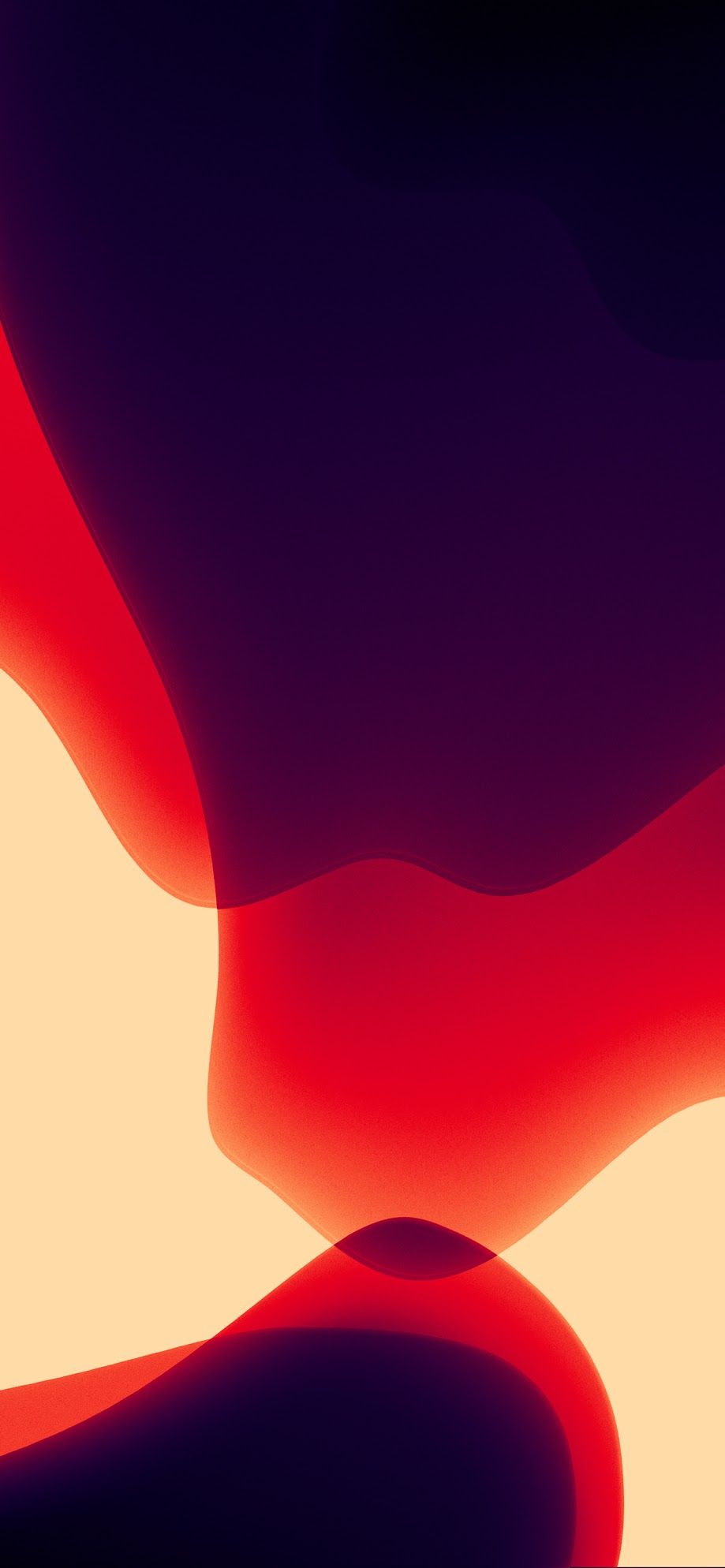 iOS 13 wallpapers in various colors for iPhone and iPad