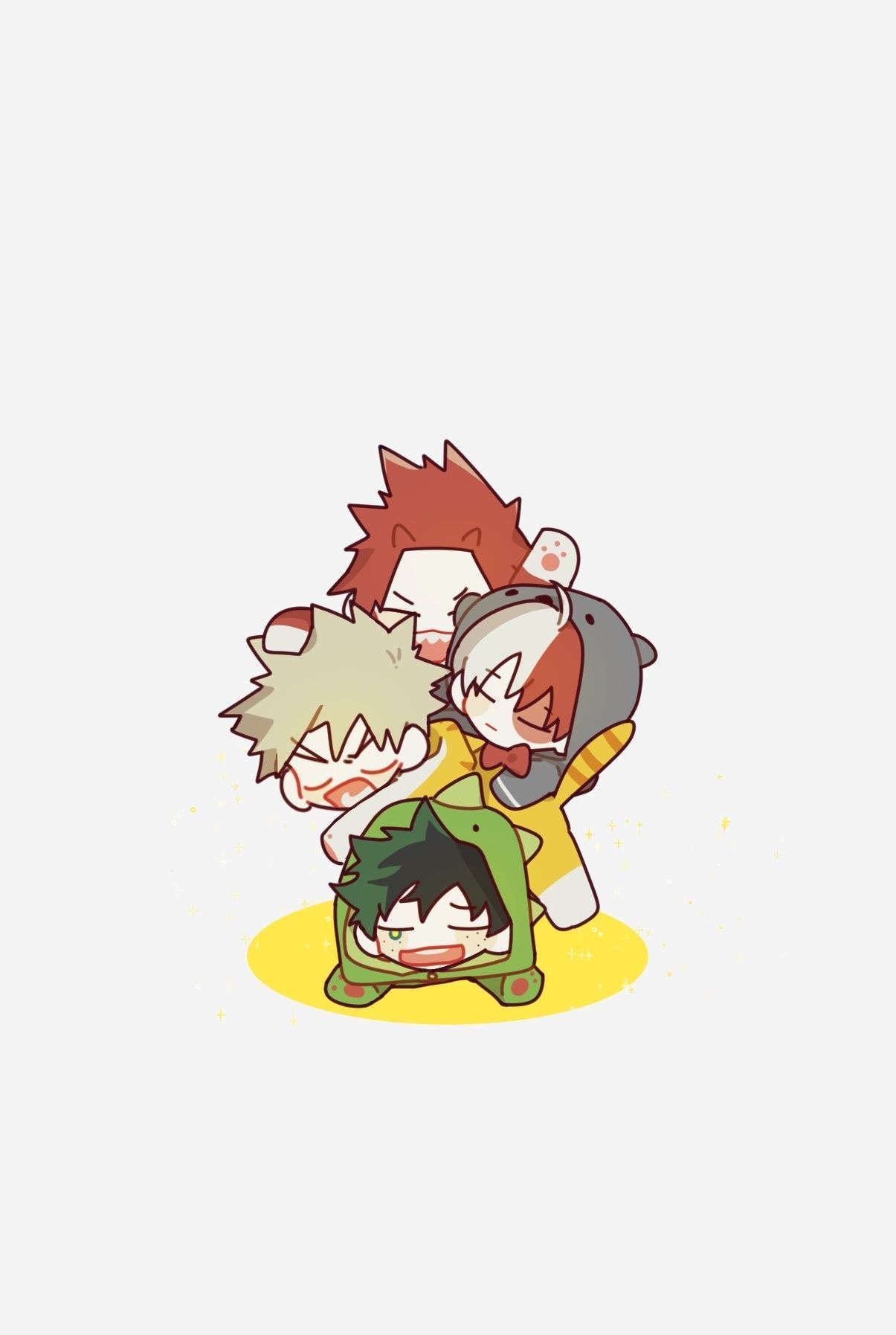 Kirishima Eijirou • Todoroki Shoto • Bakugou Katsuki • Midoriya