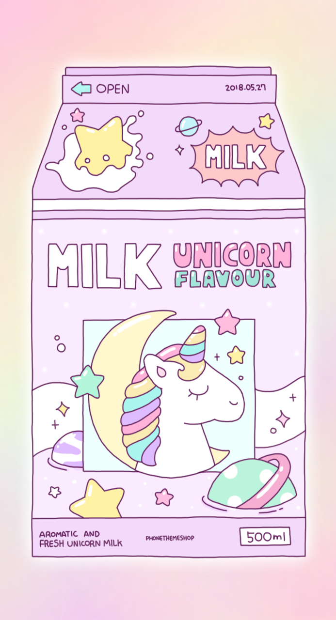 cute milk wallpaper