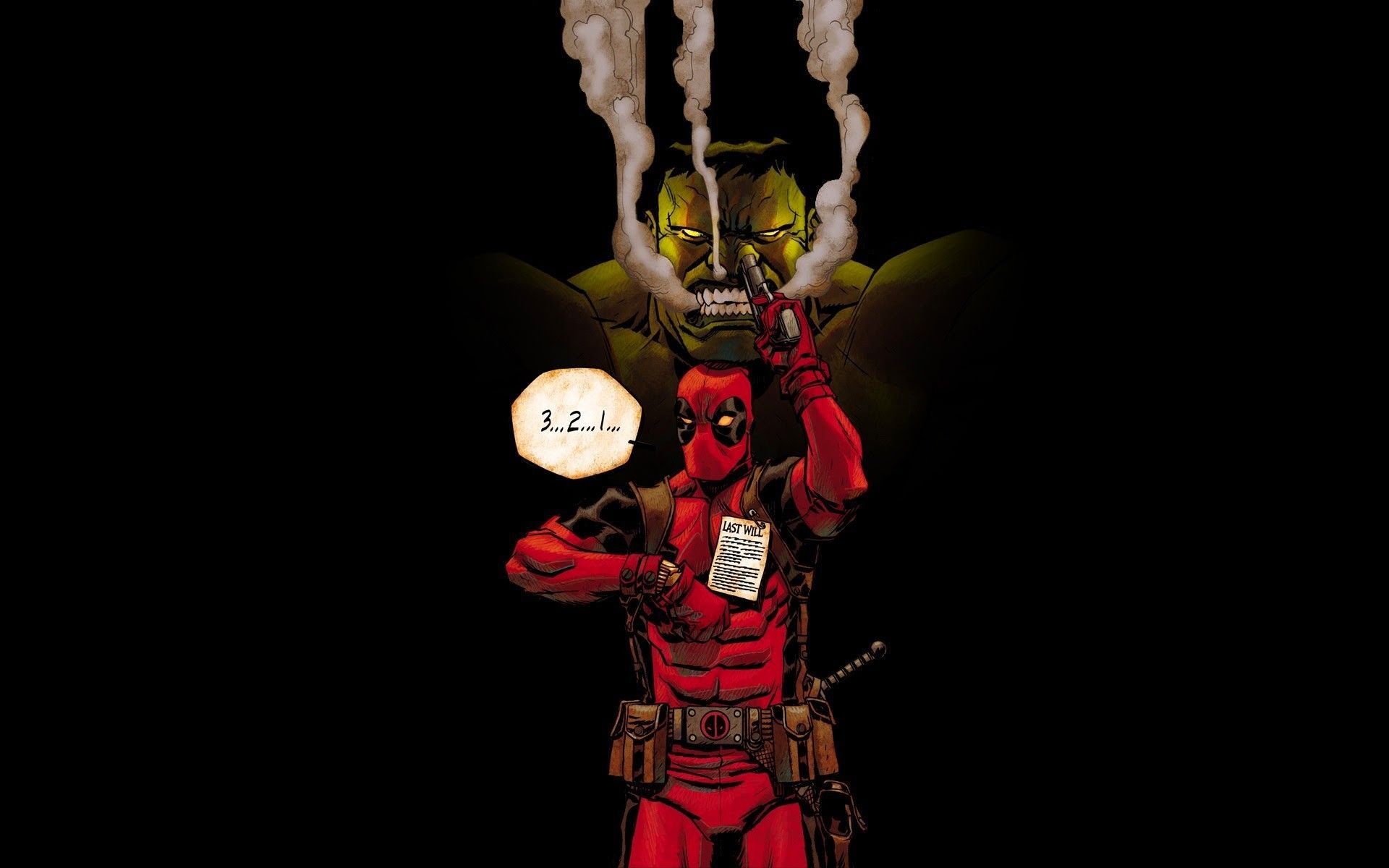 Crazy Deadpool Wallpaper