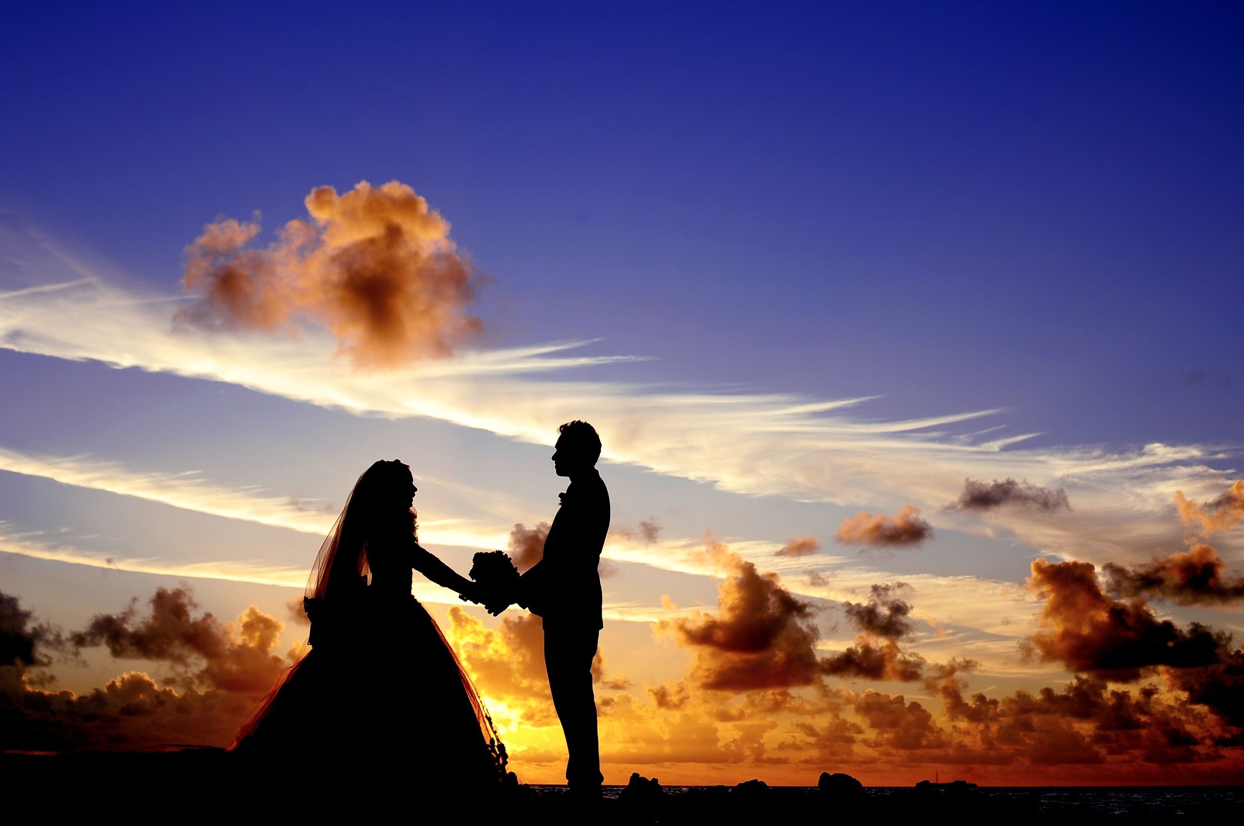 Maldives Sunset Married Couple Chromebook Pixel HD 4k