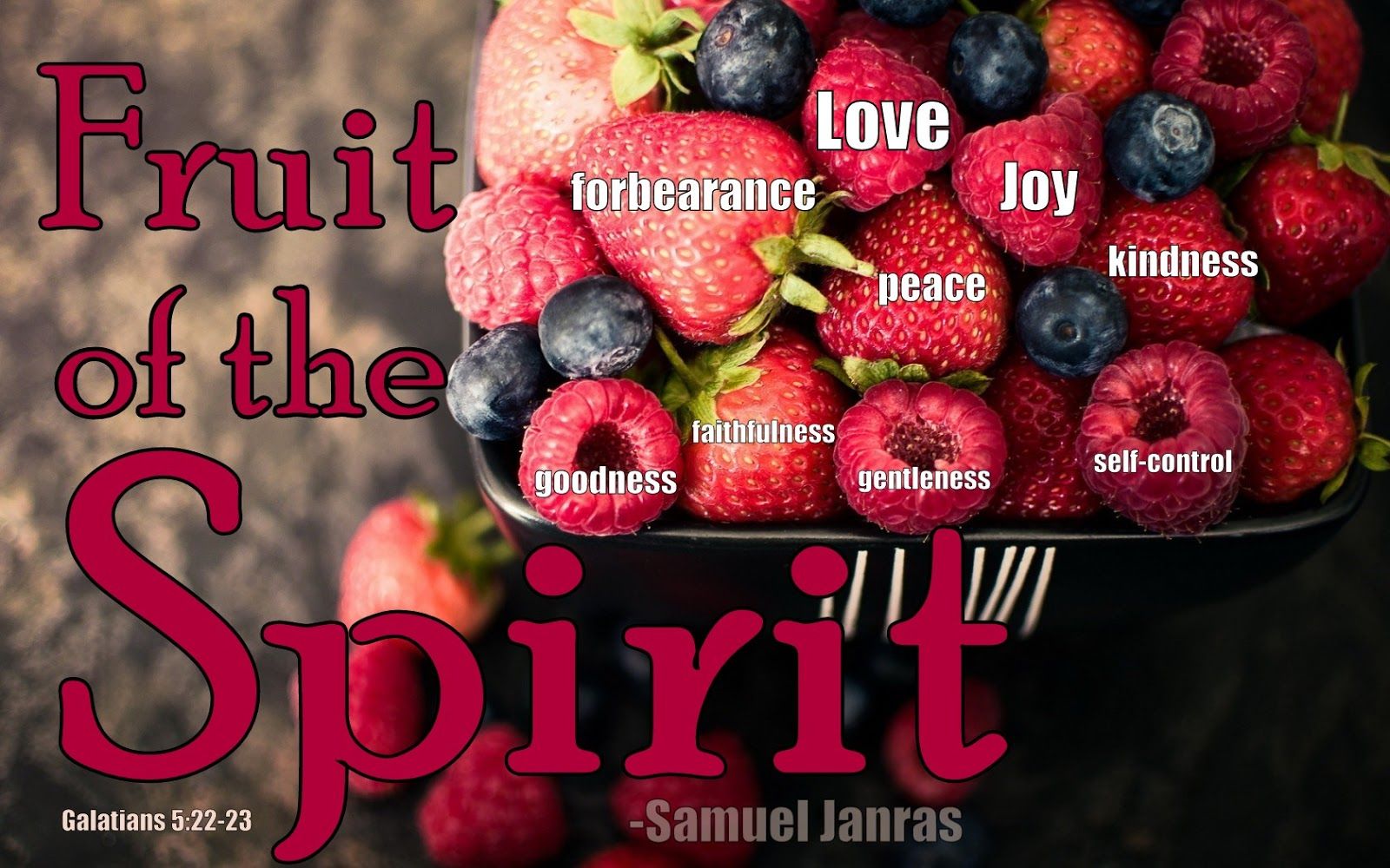 Fruit of the Spirit Wallpaper. Nine