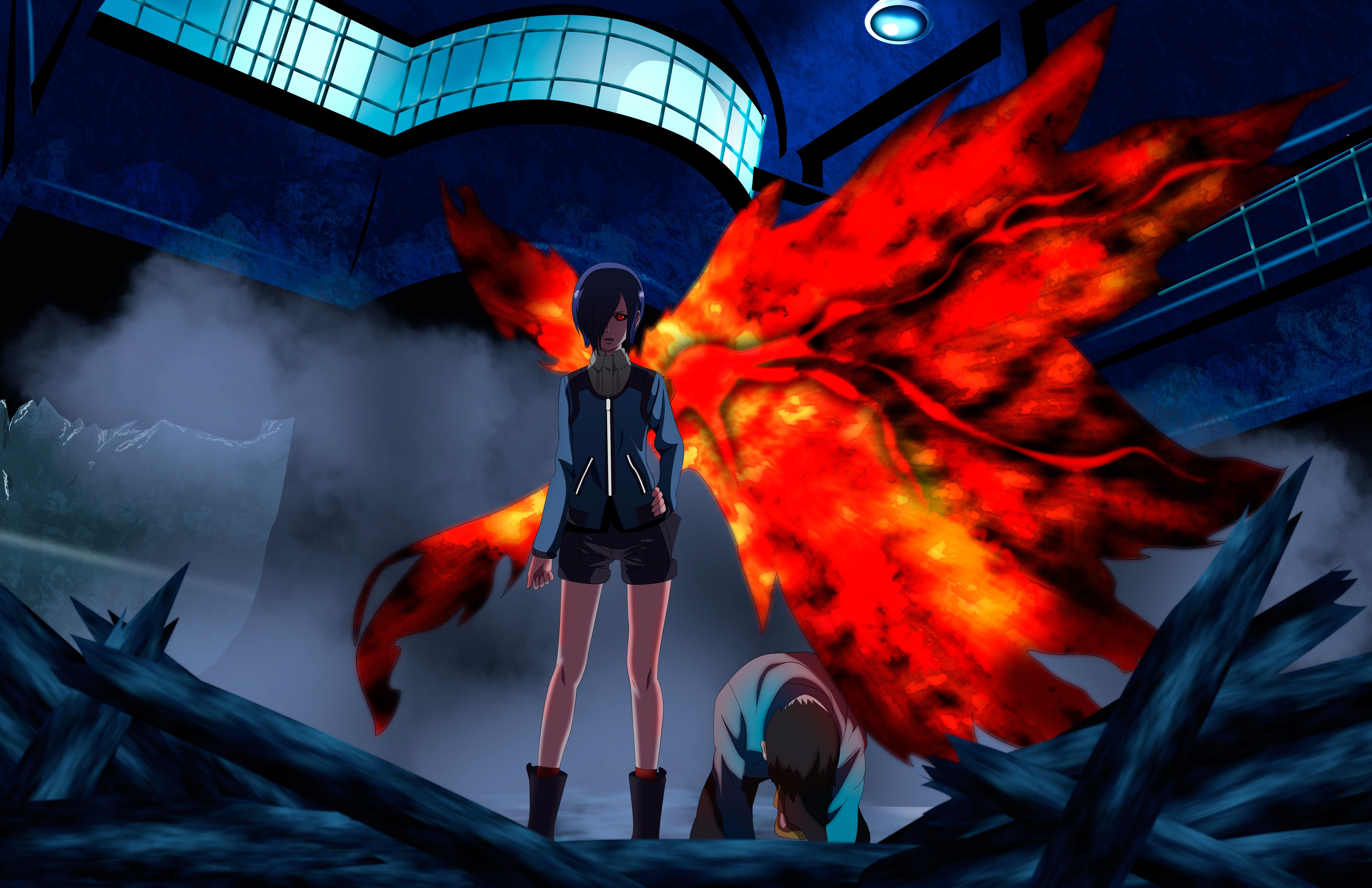 Tokyo Ghoul Touka Kirishima 5k, HD Anime, 4k Wallpaper, Image, Background, Photo and Picture