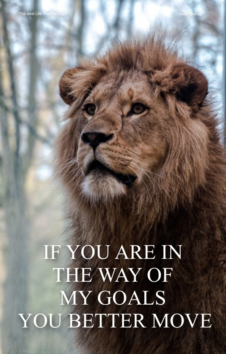 Most Inspirational Quotes Image With Lions