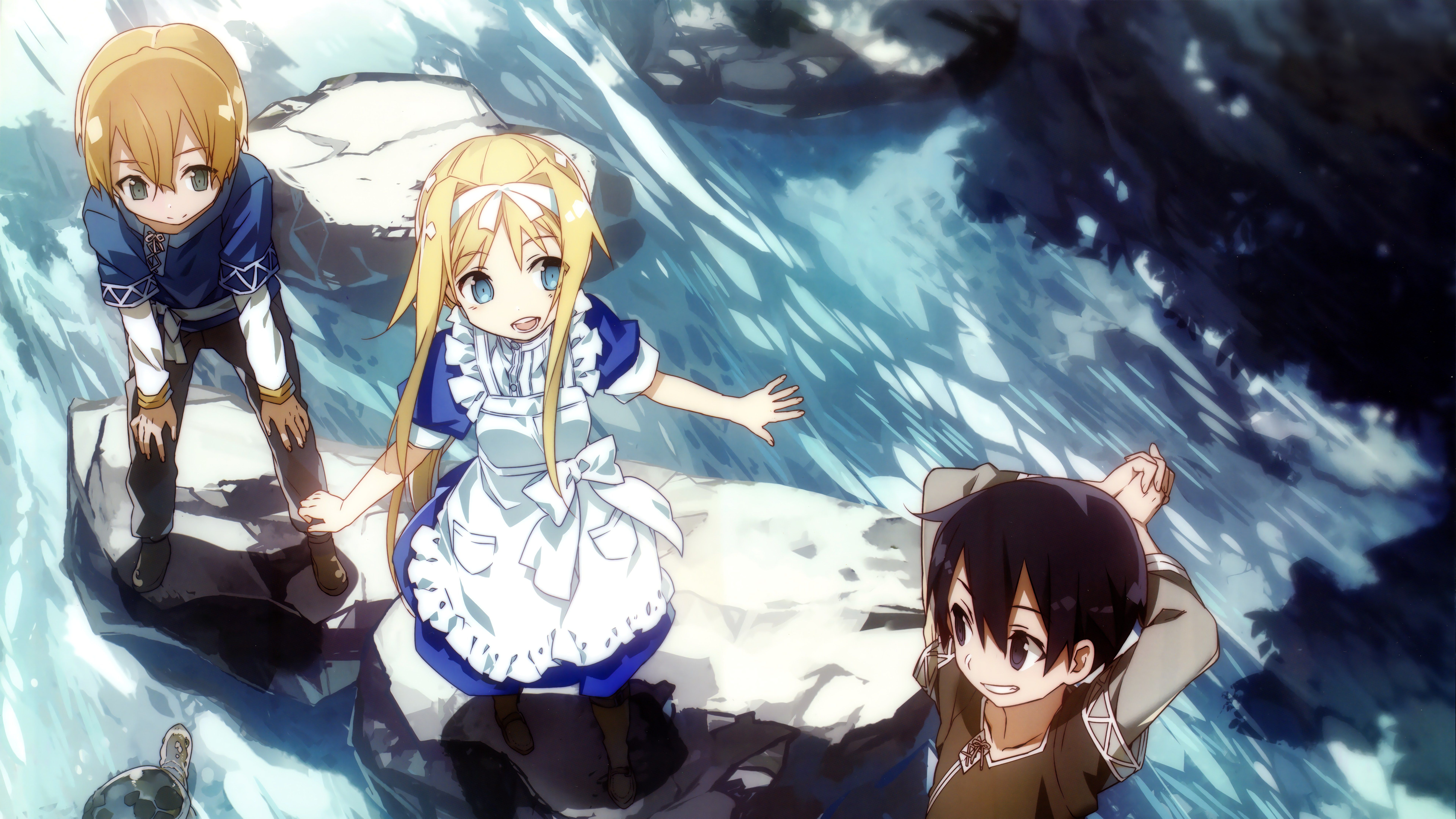 Alice Kirito Eugeo Sword Art Online: Alicization 8K