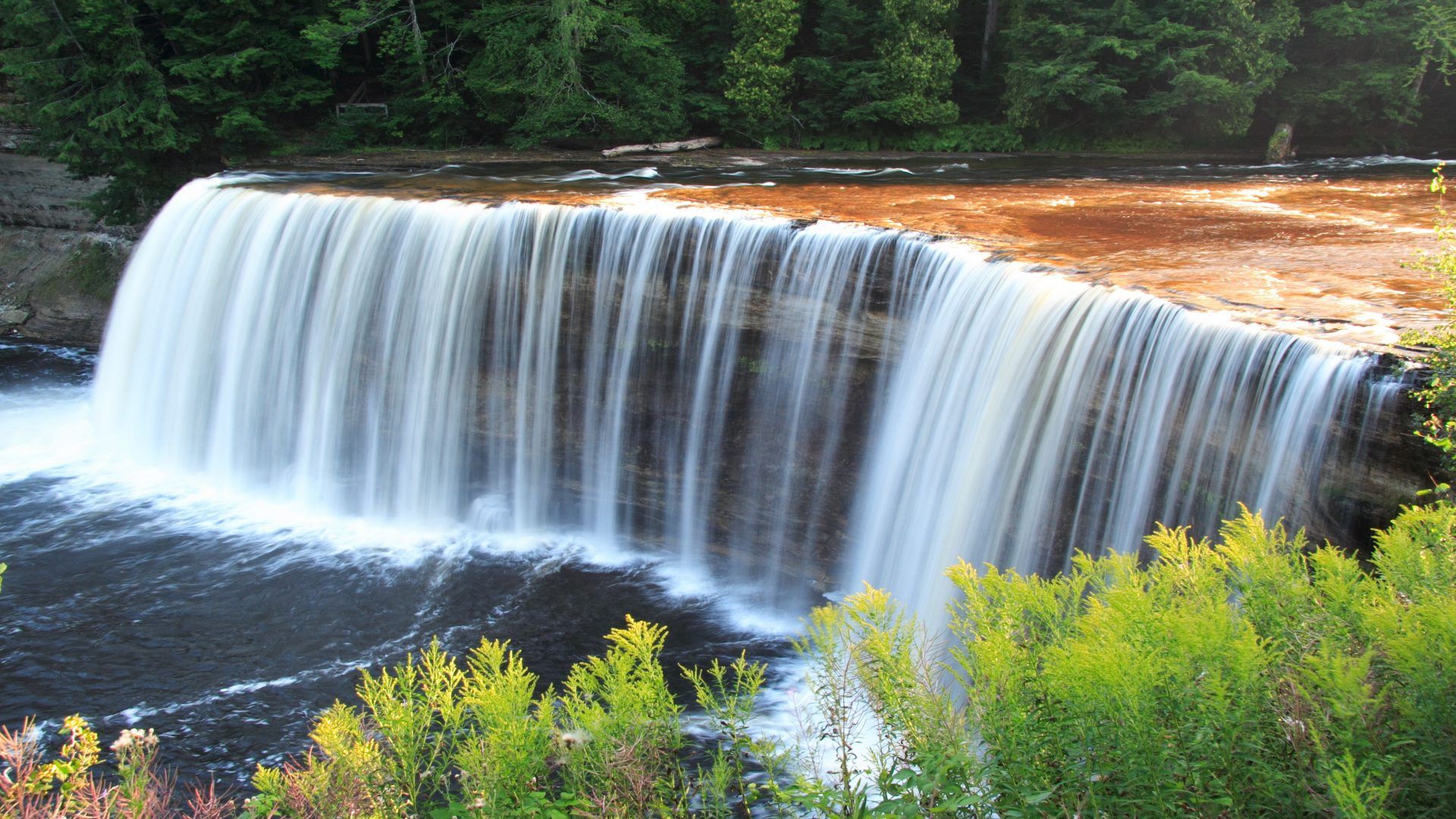 Tahquamenon Falls Michigan Upper Peninsula Waterfalls United