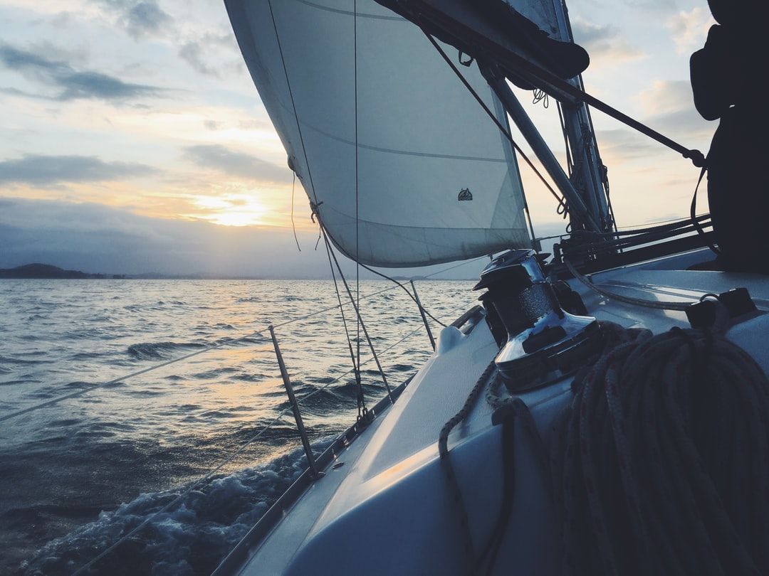 Sailing Sunset Picture. Download Free Image