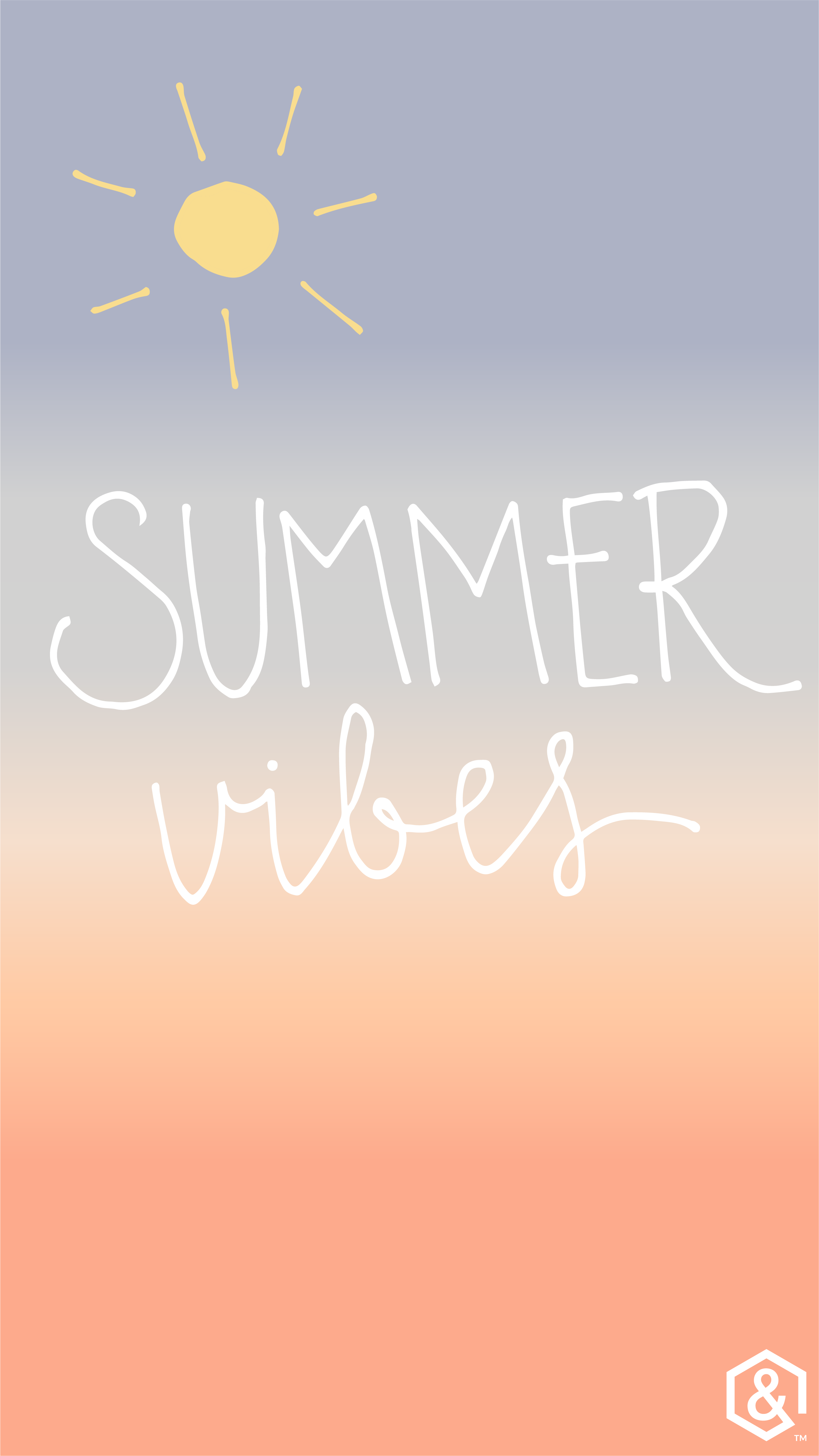 Sunset summer vibes phone wallpapers