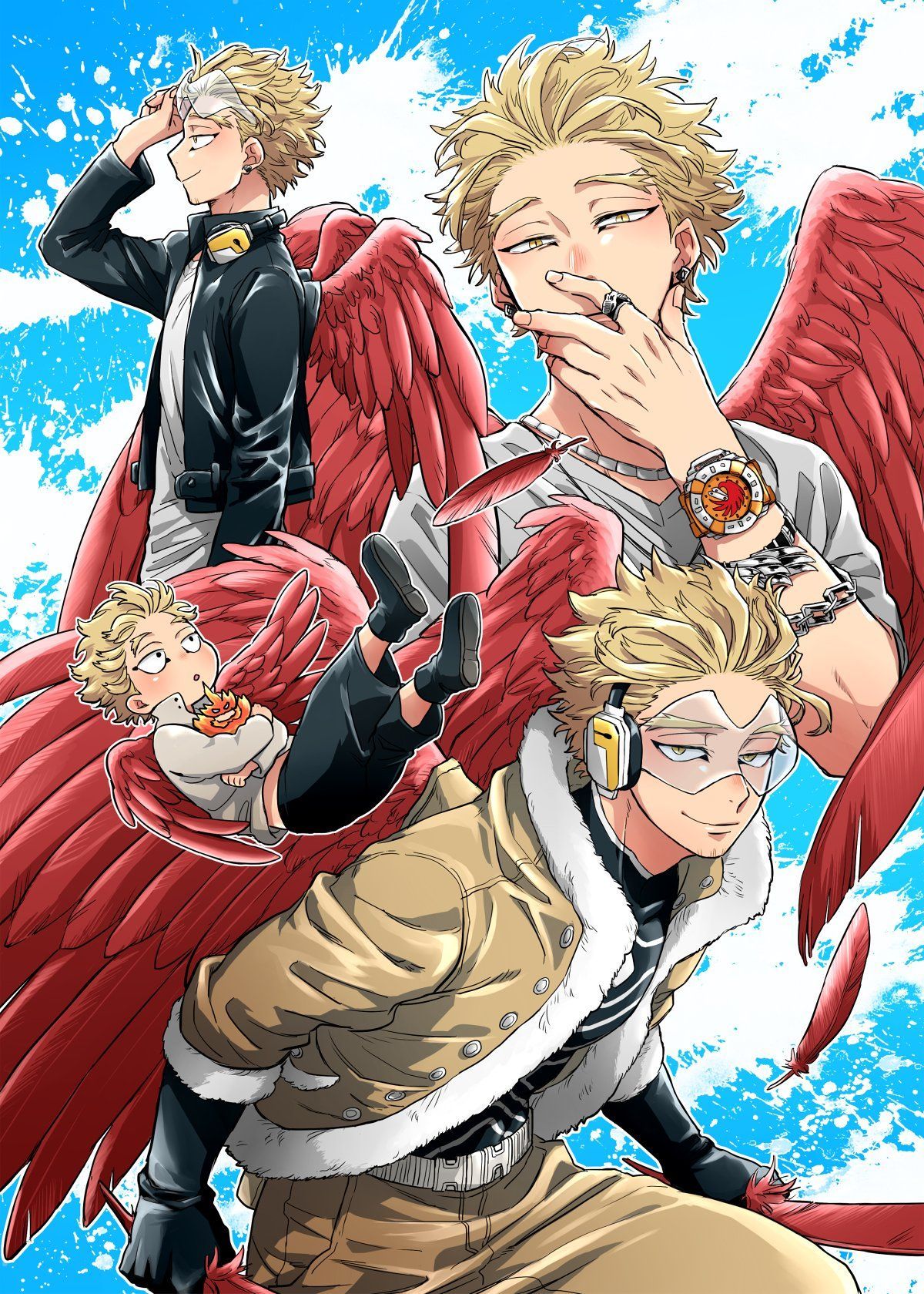 Bnha Hawks Fanart posted by Michelle Sellers.
