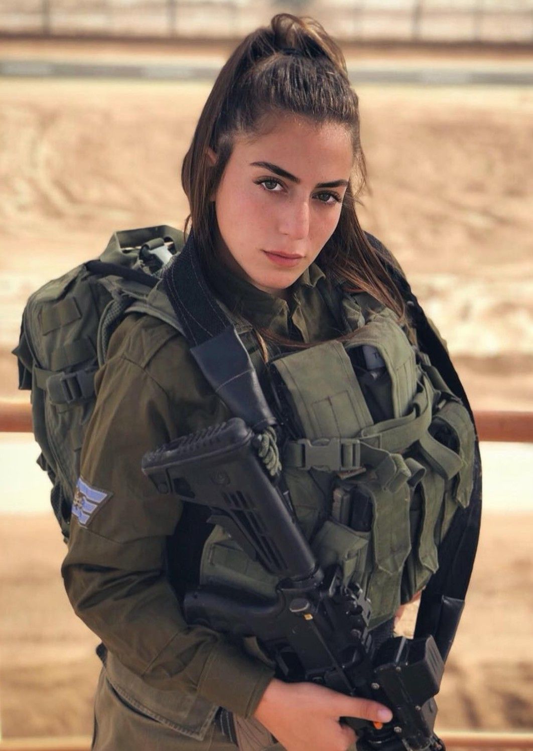 IDF Defense Forces. Israeli female soldiers, Idf