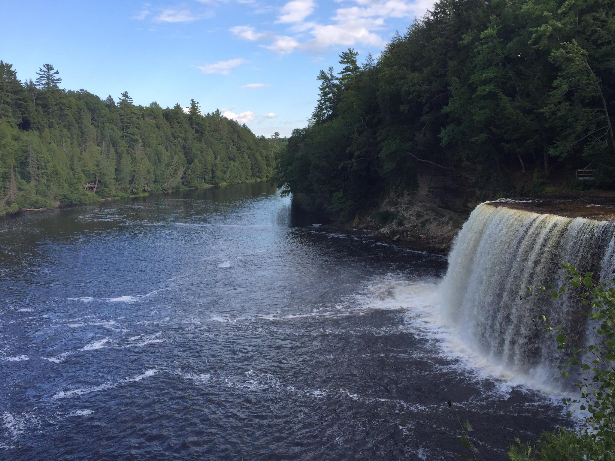 Tahquamenon falls (upper falls). highly suggest a visit if you