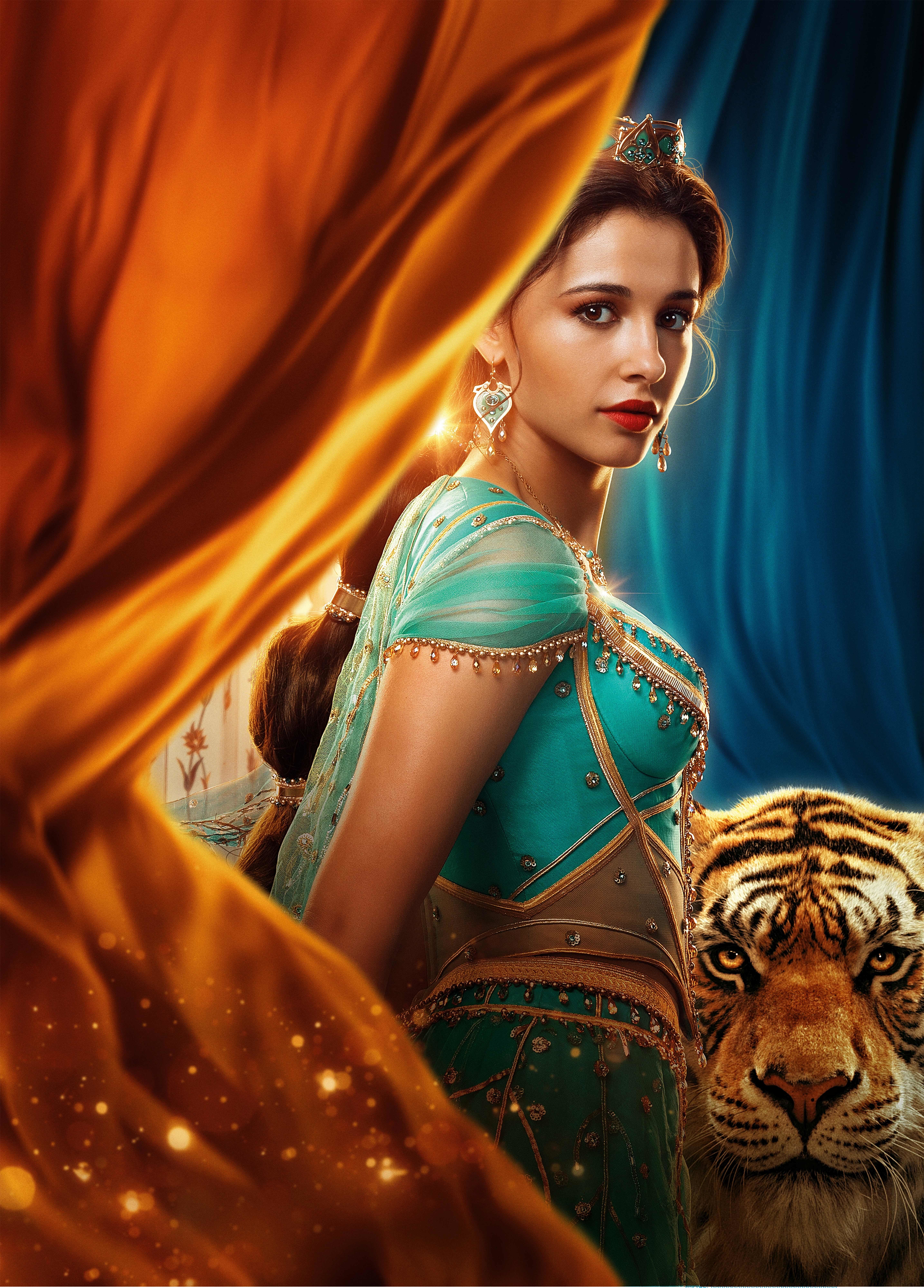 Princess Jasmine in Aladdin Movie 2019 Wallpaper, HD Movies 4K