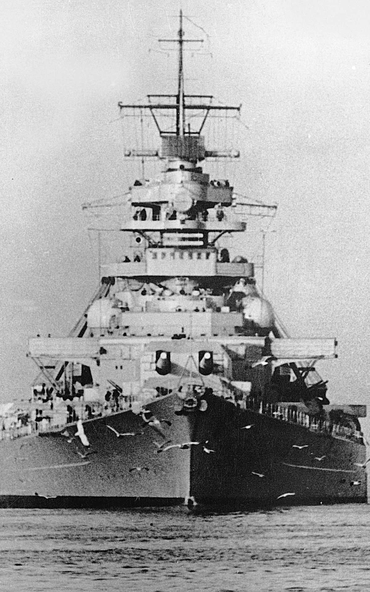 Military German Battleship Bismarck (1200x1920)