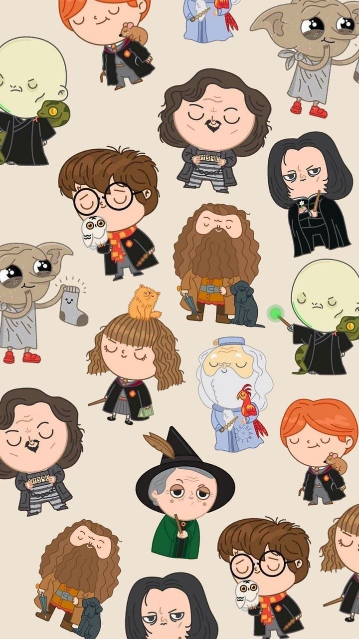 Harry Potter Cartoon Wallpapers - Wallpaper Cave