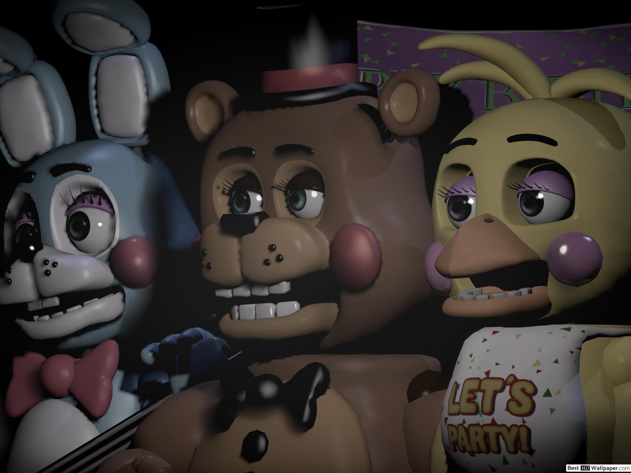 Toy Bonnie, Freddy, Chica of Five Nights at Freddy's Sister Location HD wallpaper download