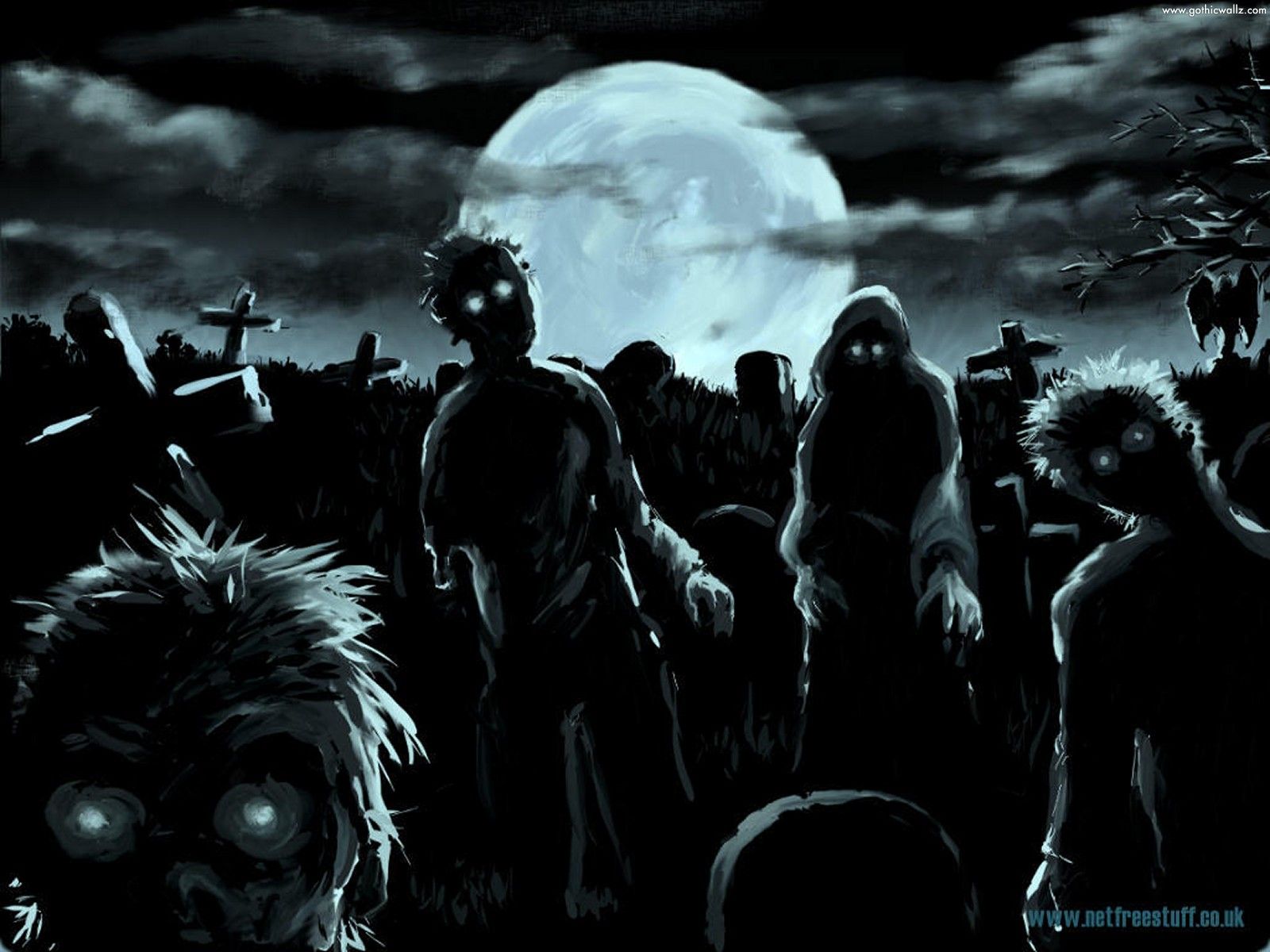 Marvelous Zombie Desktop Wallpaper For Background HD Wallpaper