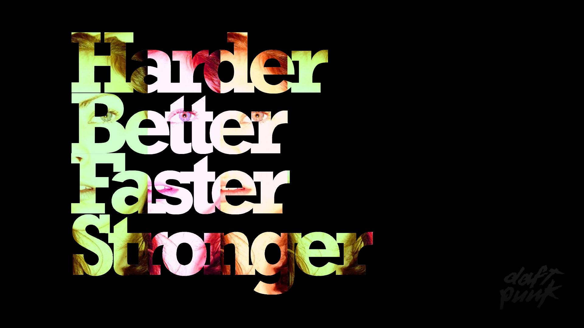 music, Daft Punk, Harder Better Faster Stronger Wallpaper