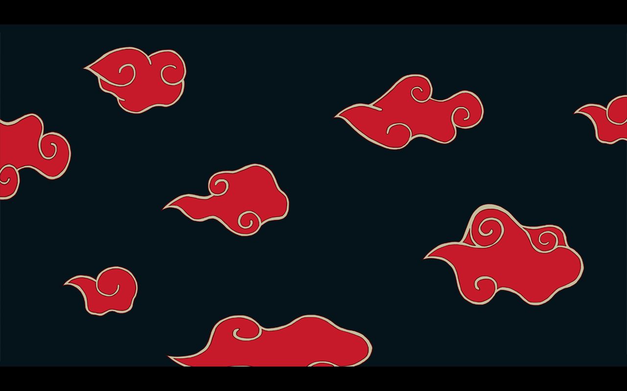 Akatsuki pattern  Red and black wallpaper, Akatsuki, Pattern wallpaper