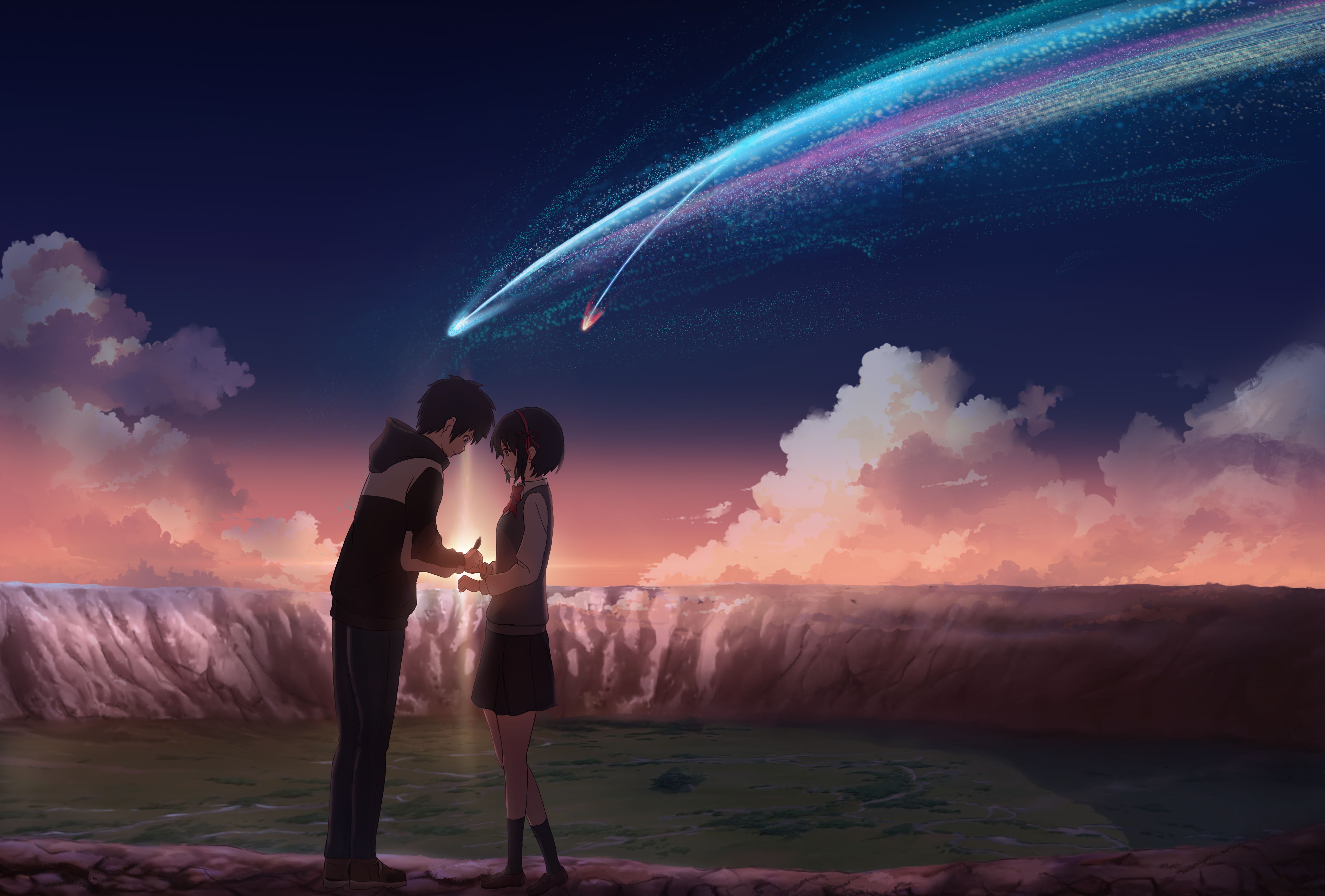 Amoled Kimi No Na Wa Wallpapers - Wallpaper Cave